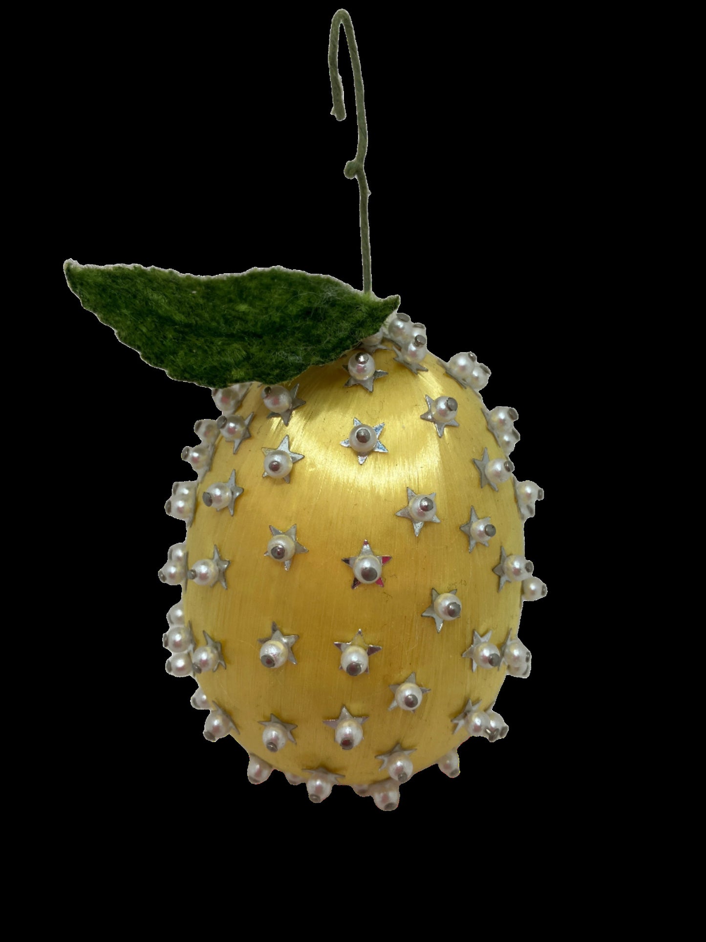 Vintage Ornament - Mid Century Modern Lemon