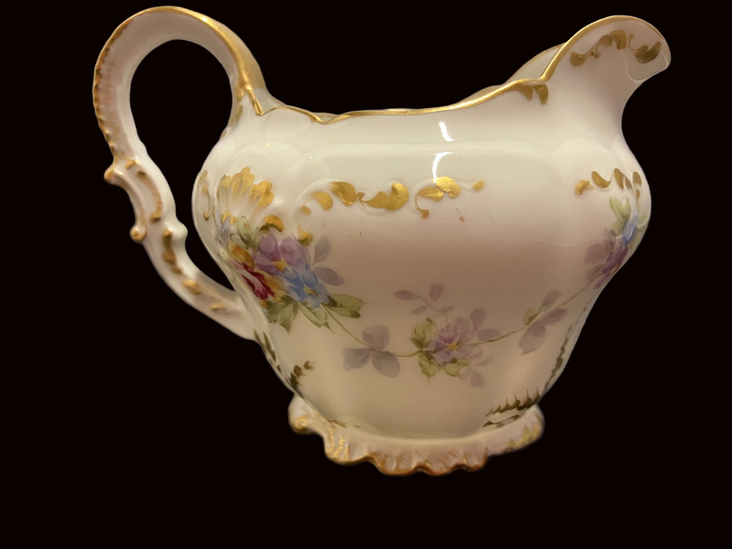 Antique Limoges Sugar and Creamer Set, Charles Ahrenfeldt France