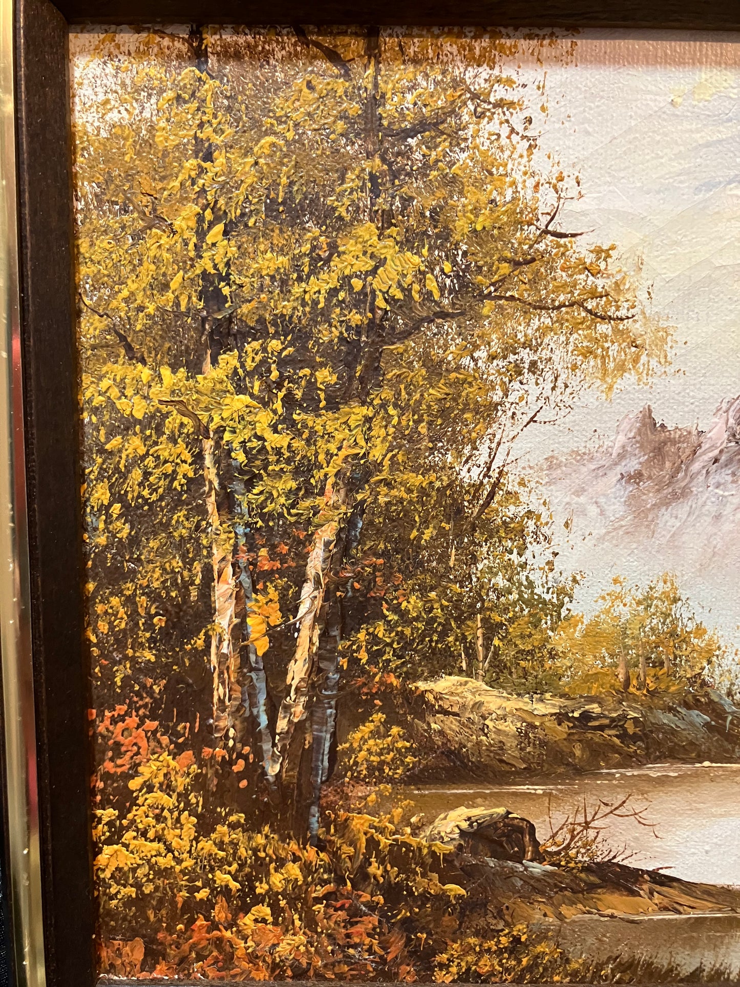 Vintage Mid Century Oil Painting – Signed “Donizetti”