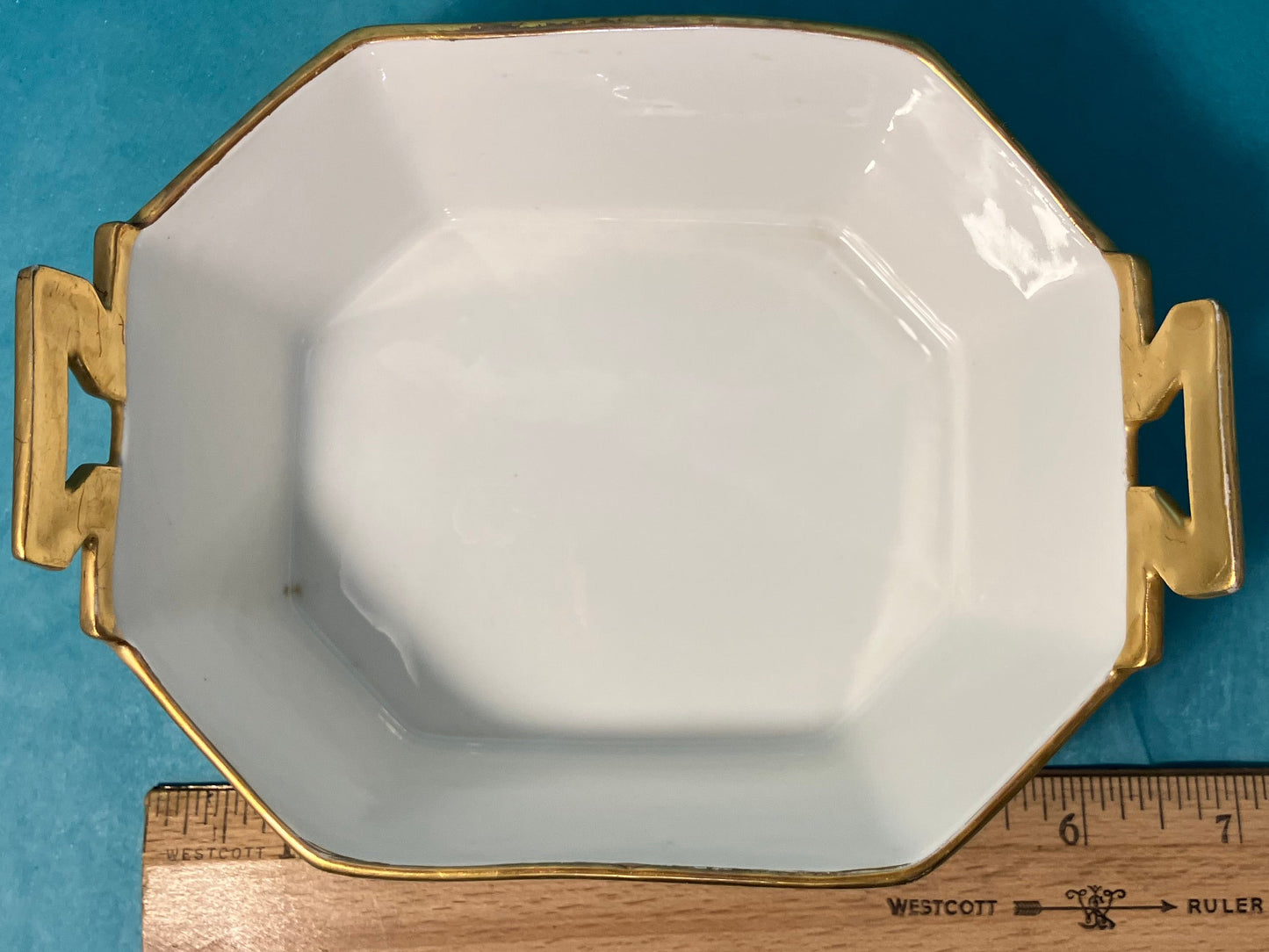 Antique T&V Limoges Art Nouveau Handled Bowl – Grape Motif