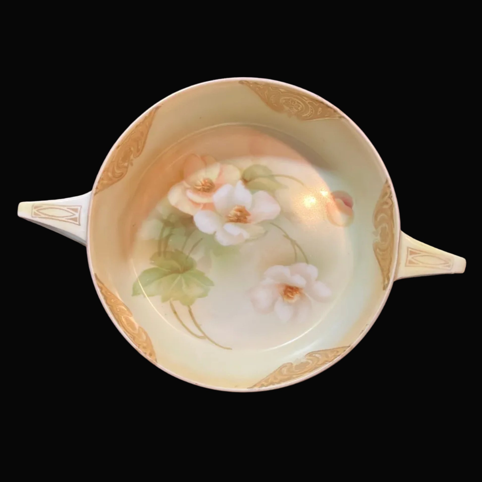 RS Germany trinket dish with roses
