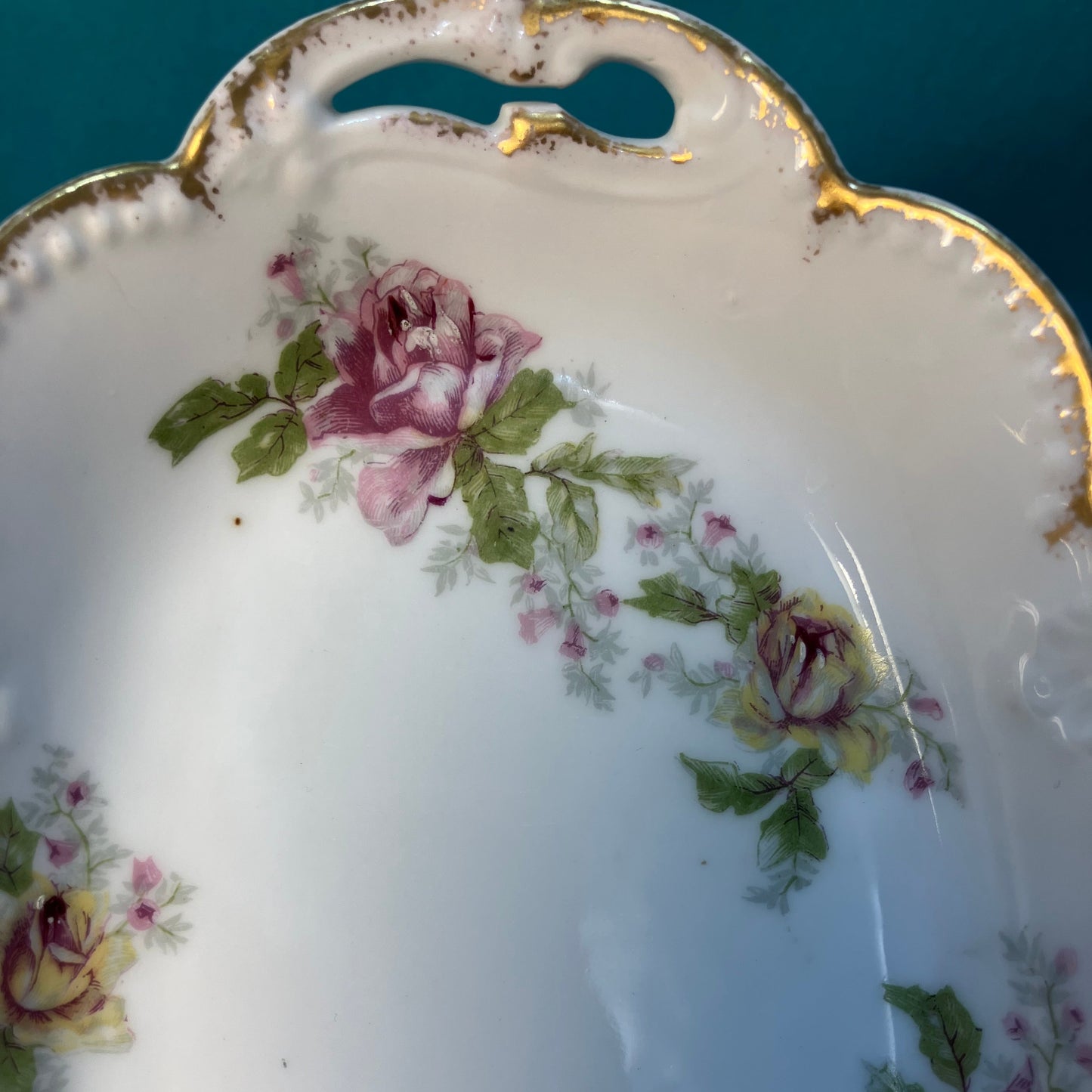 Antique Limoges France Klingenberg & Dwenger Oval Dish