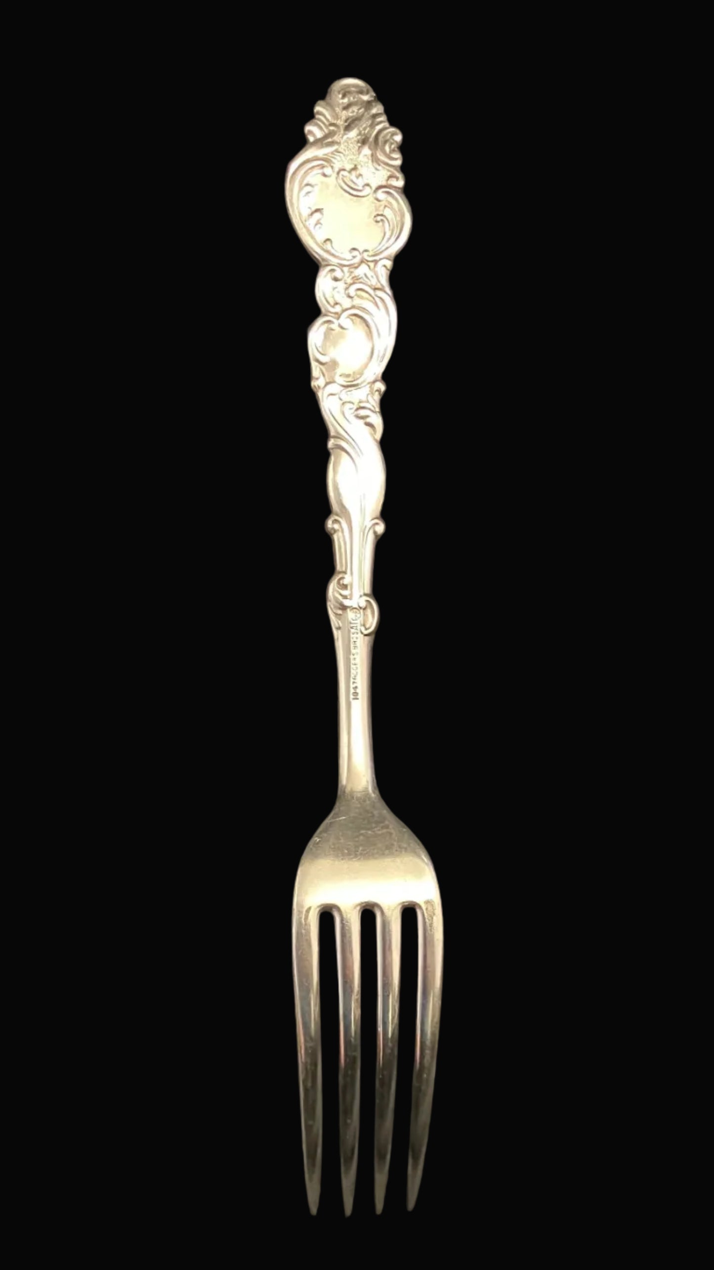 Antique 1847 Rogers A1 Columbia Fork – International Silver Silverplate – 1893 Aesthetic Victorian