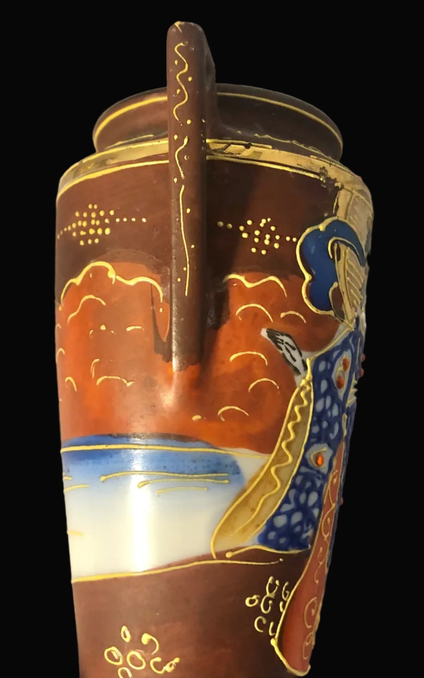 Vintage Japanese Satsuma Style Vase