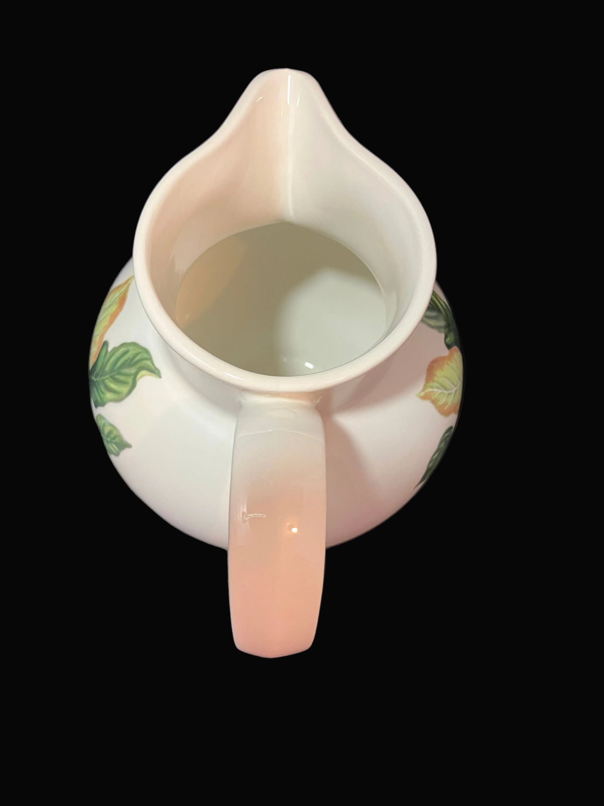 Vintage Portmeirion Pomona Bow Jug – Susan Williams-Ellis – Squash Pear Pattern – 24 oz Small Pitcher