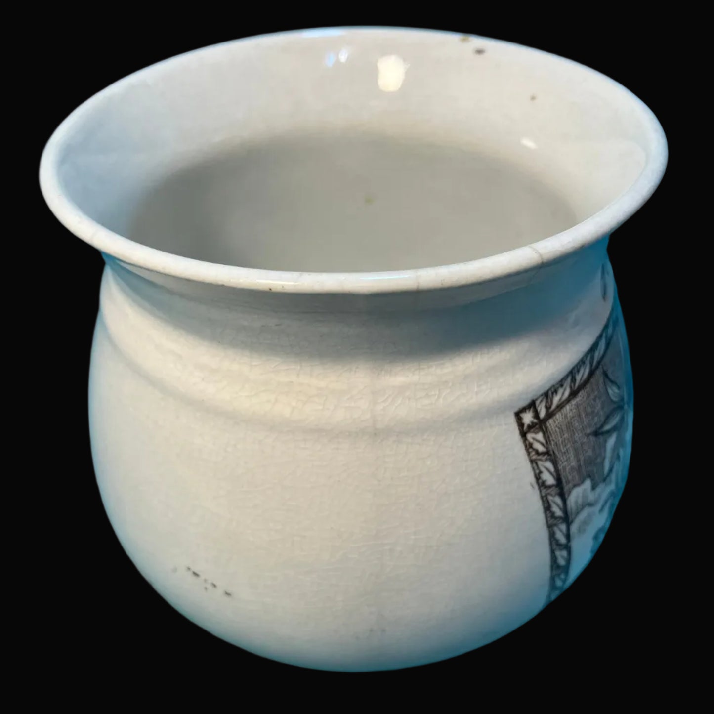 Antique Wallace & Chetwynd Ironstone Shaving Mug – Aesthetic Period, 1880s