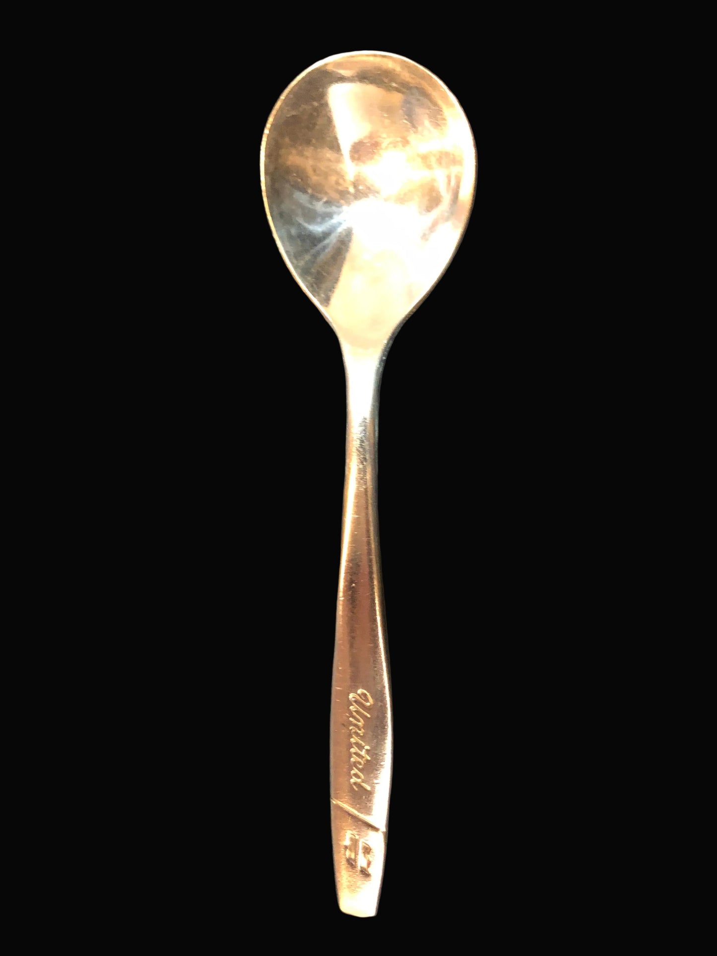 Vintage International Silver Co Spoon – United Airlines Silverplate Spoon