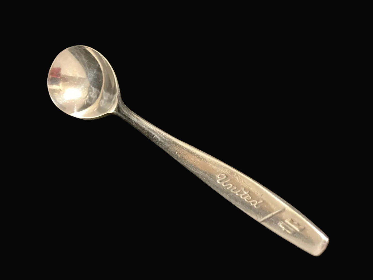 Vintage International Silver Co Spoon – United Airlines Silverplate Spoon