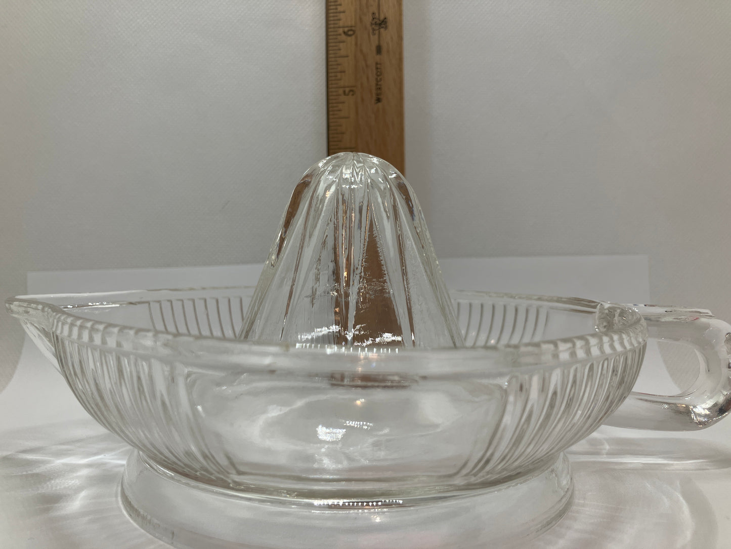 Vintage Clear Glass Juicer