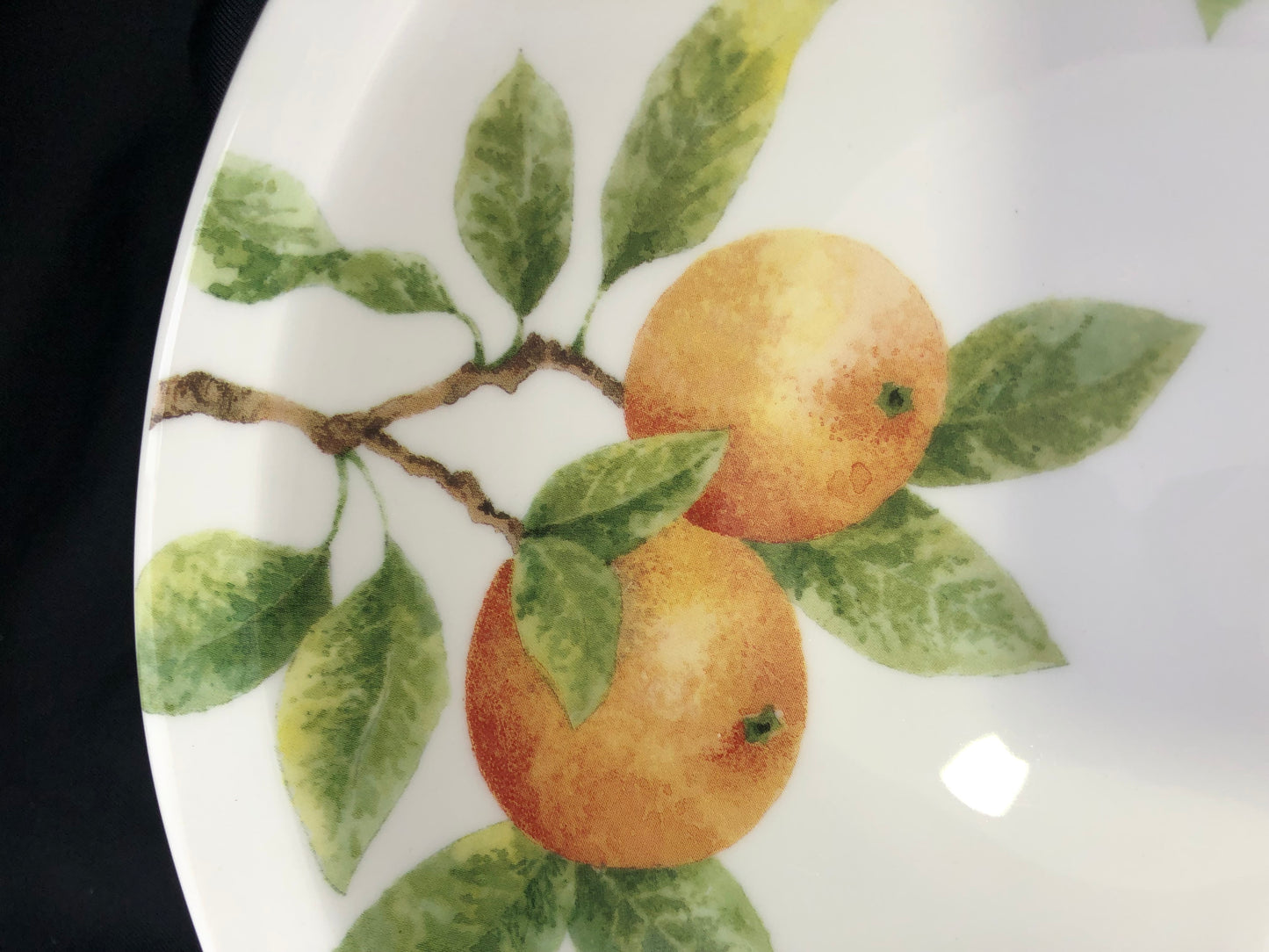Vintage Royal Doulton Citrus Grove Bowl, Fruit Pattern Fine China, Made in England 1994