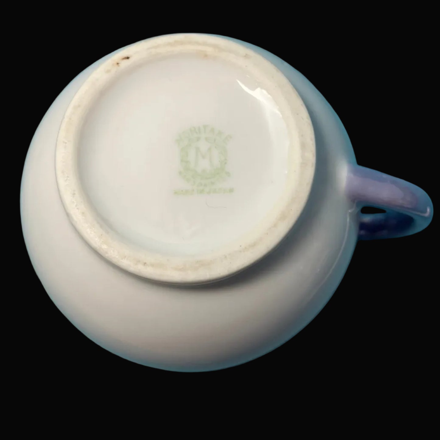 Vintage Noritake Lusterware Mustard Bowl with Lid & Spoon