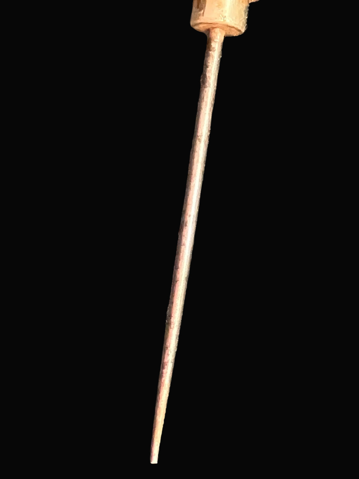 Vintage Advertising Ice Pick Round Hill Coal Co Magic City Ice Milk Co Endicott NY Primitive Wooden Handle Antique Americana Tool