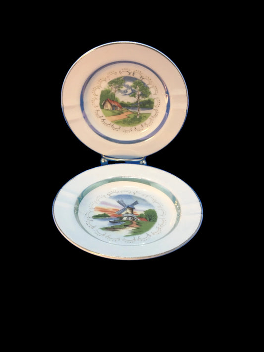 A Pair of Small Plates Made in Japan