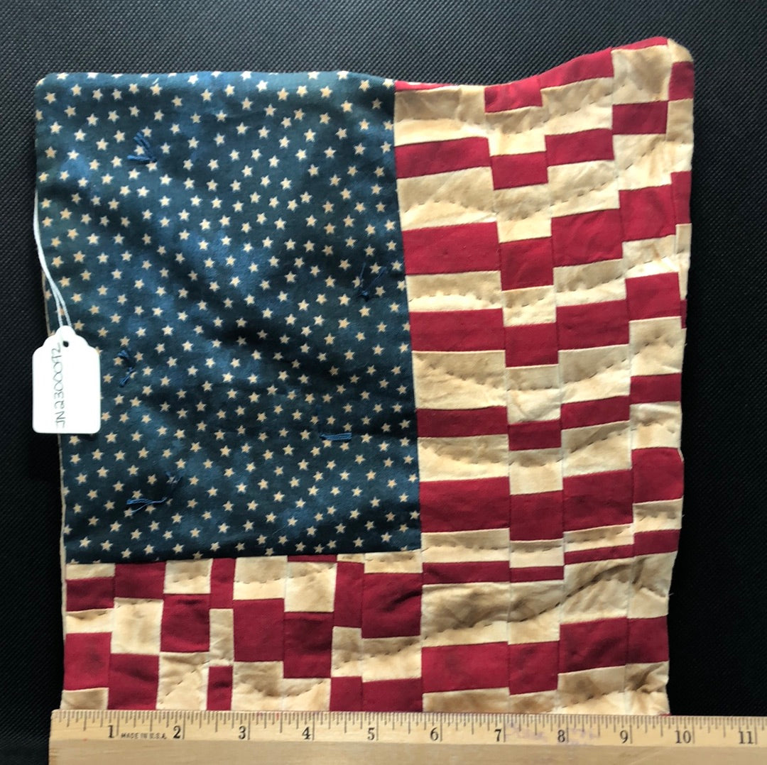 Americana quilted flag wall hanging width