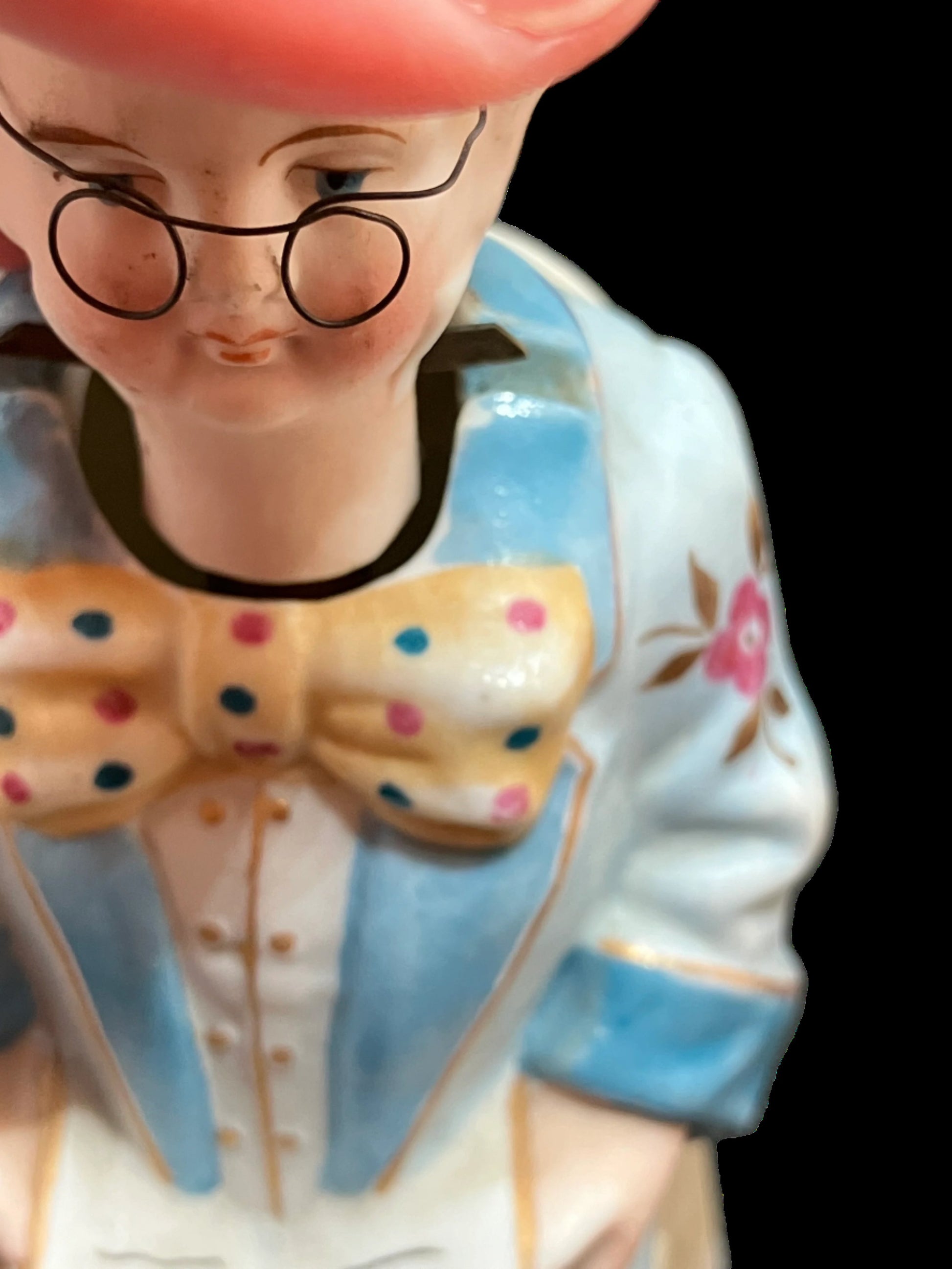 Antique Bobble Head Doll Head Neck