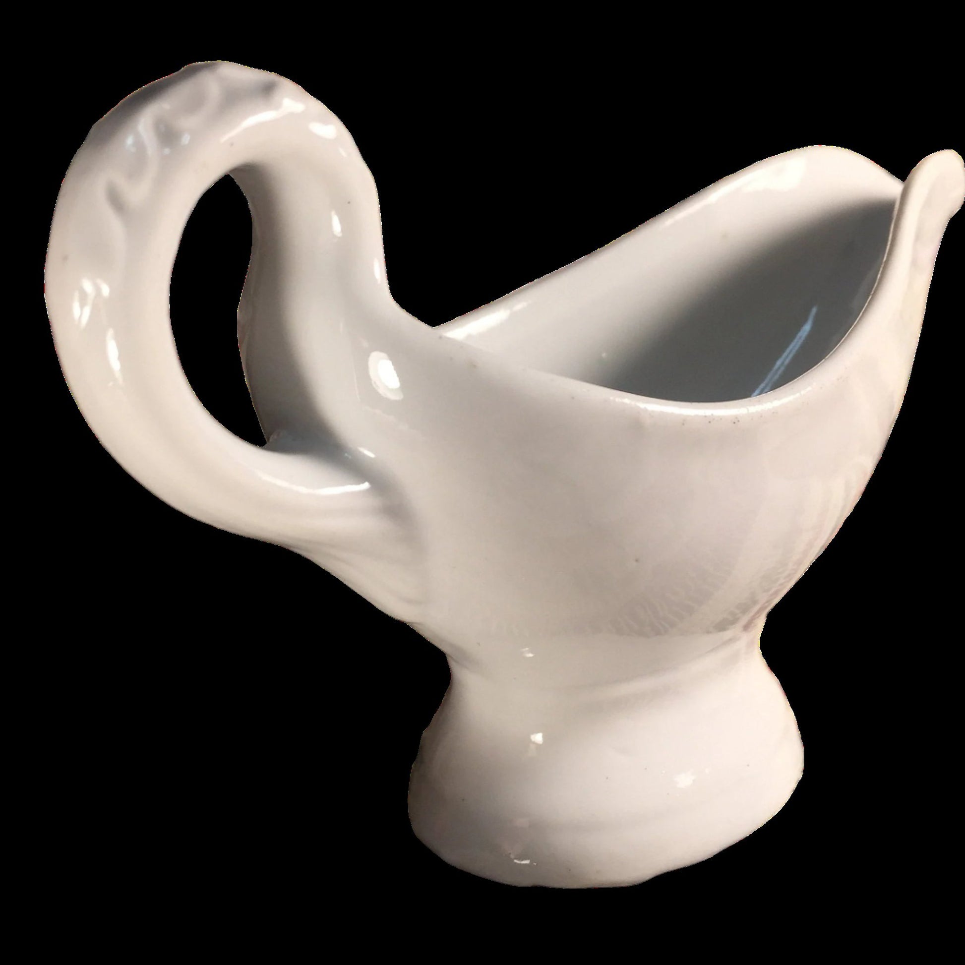 Antique Ironstone Small Gravy Boat Handle 
