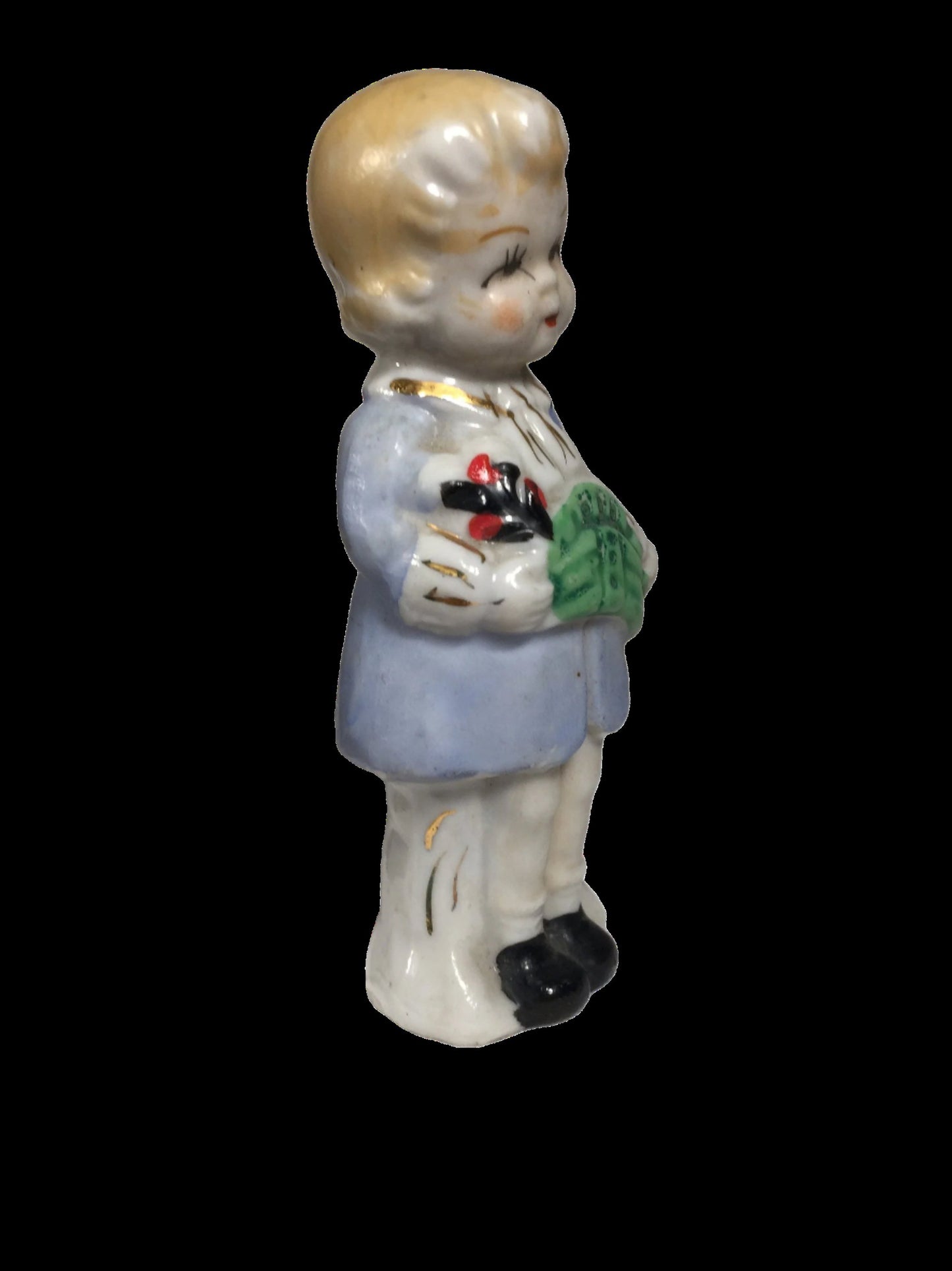Antique Japan Young Boy Figurine