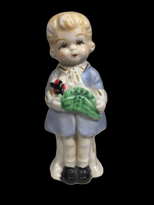 Antique Japan Young Boy Figurine