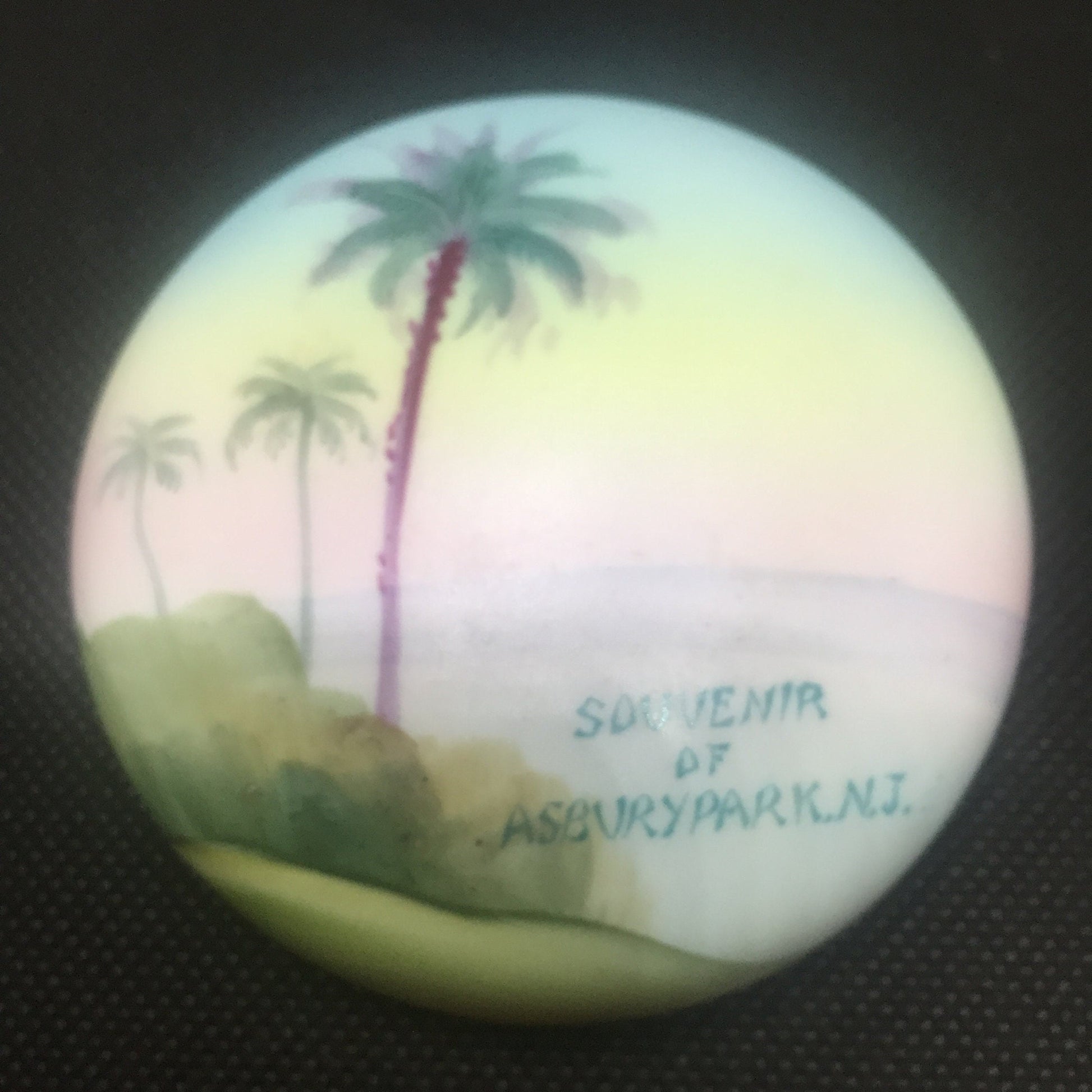 Antique Nippon Souvenir Trinket Dish from Asburypark NJ