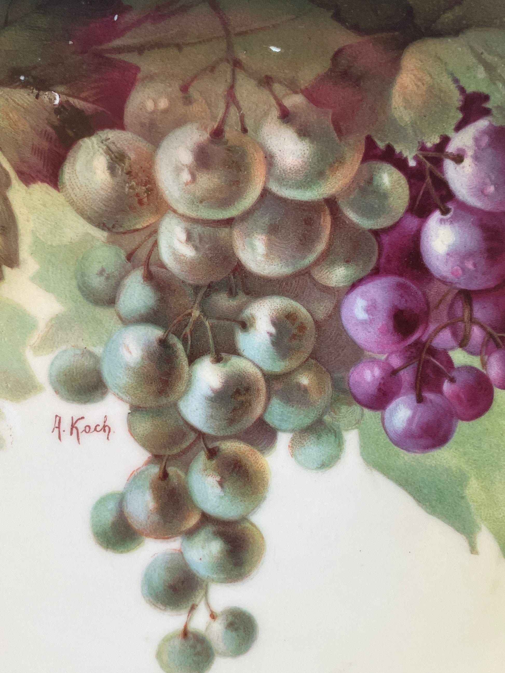 Antique Plate Signed Koch