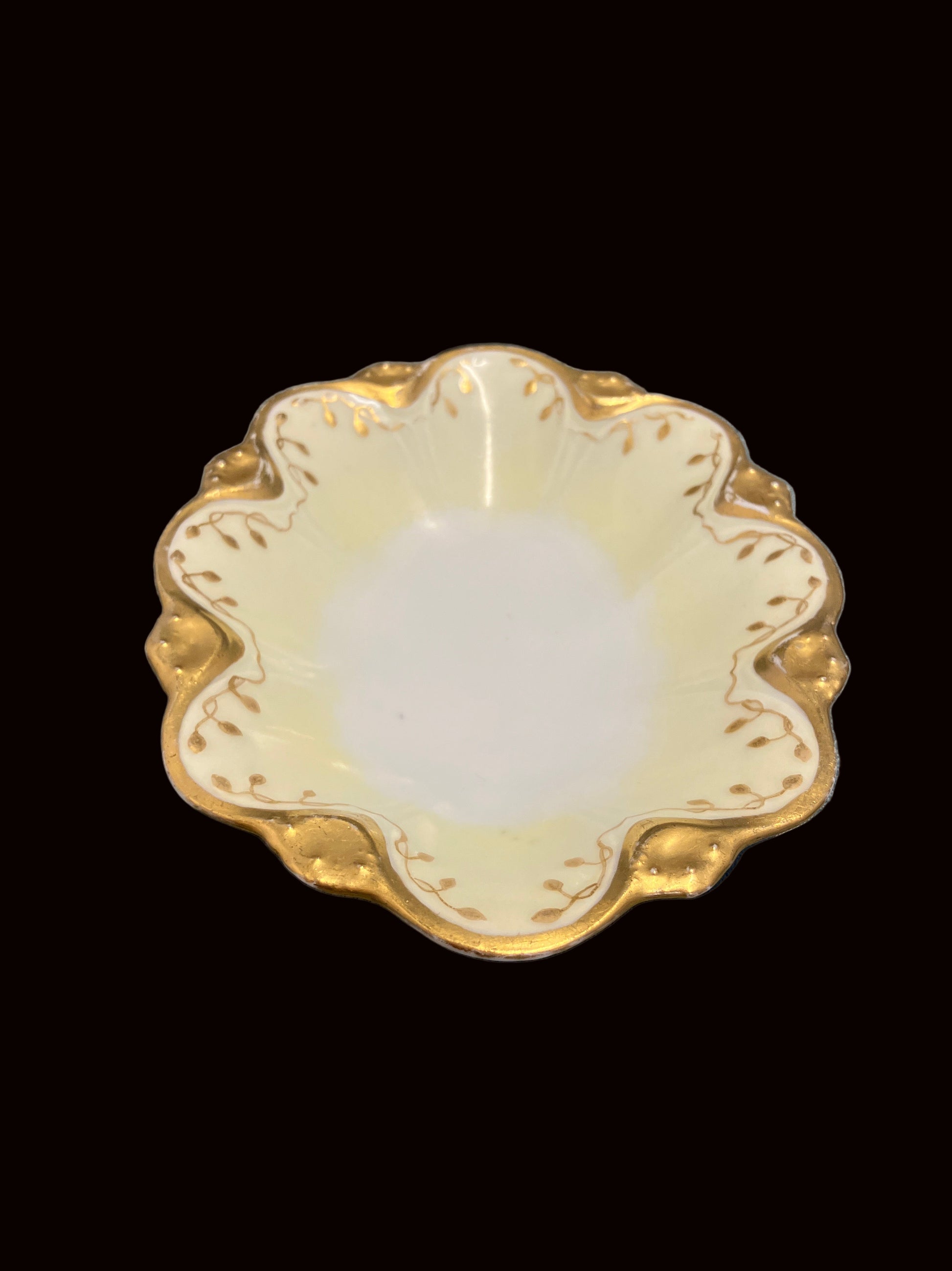 Antique trinket dish - collectible german porcelain