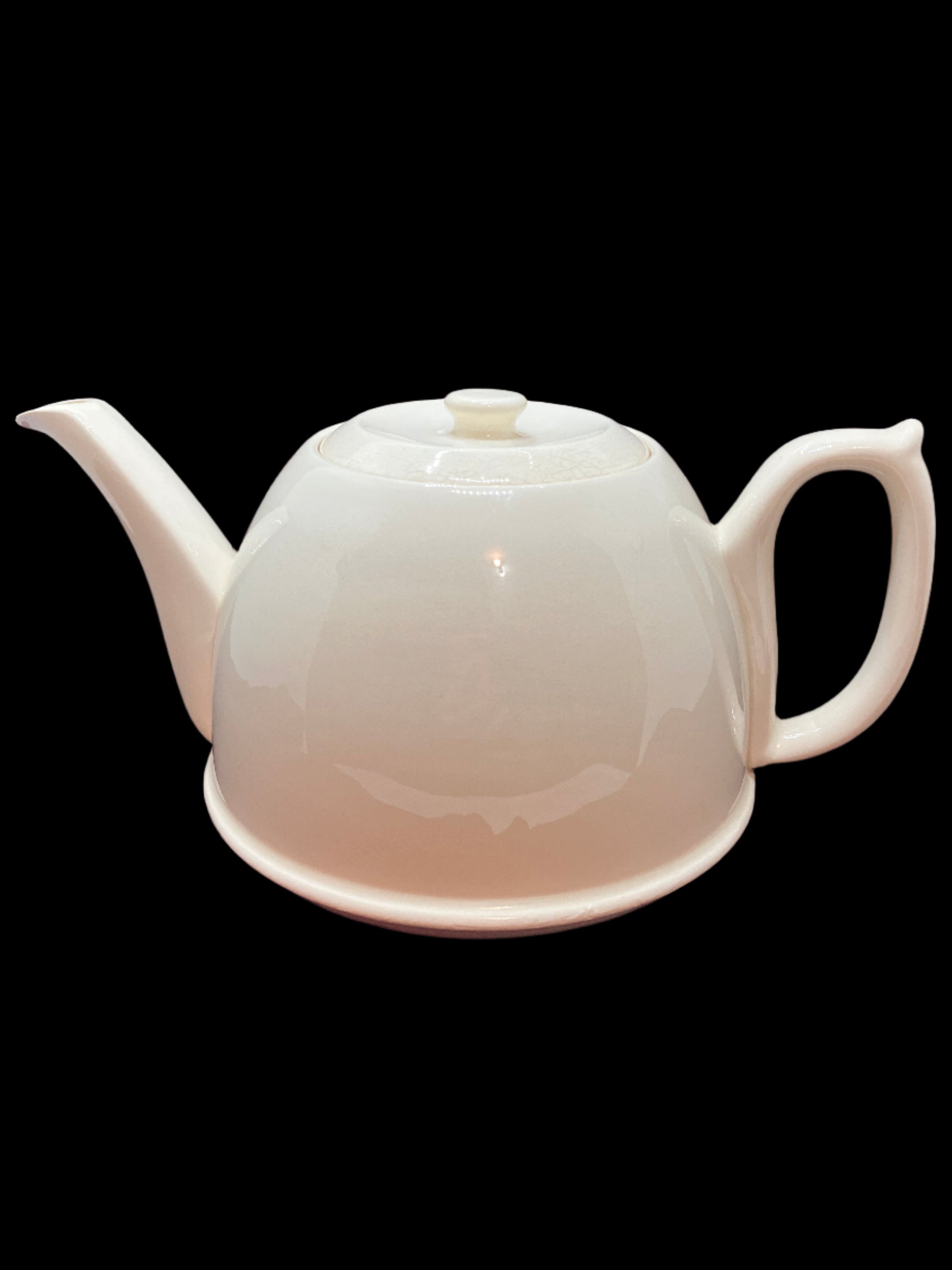 Art Deco Sadler Teapot in White