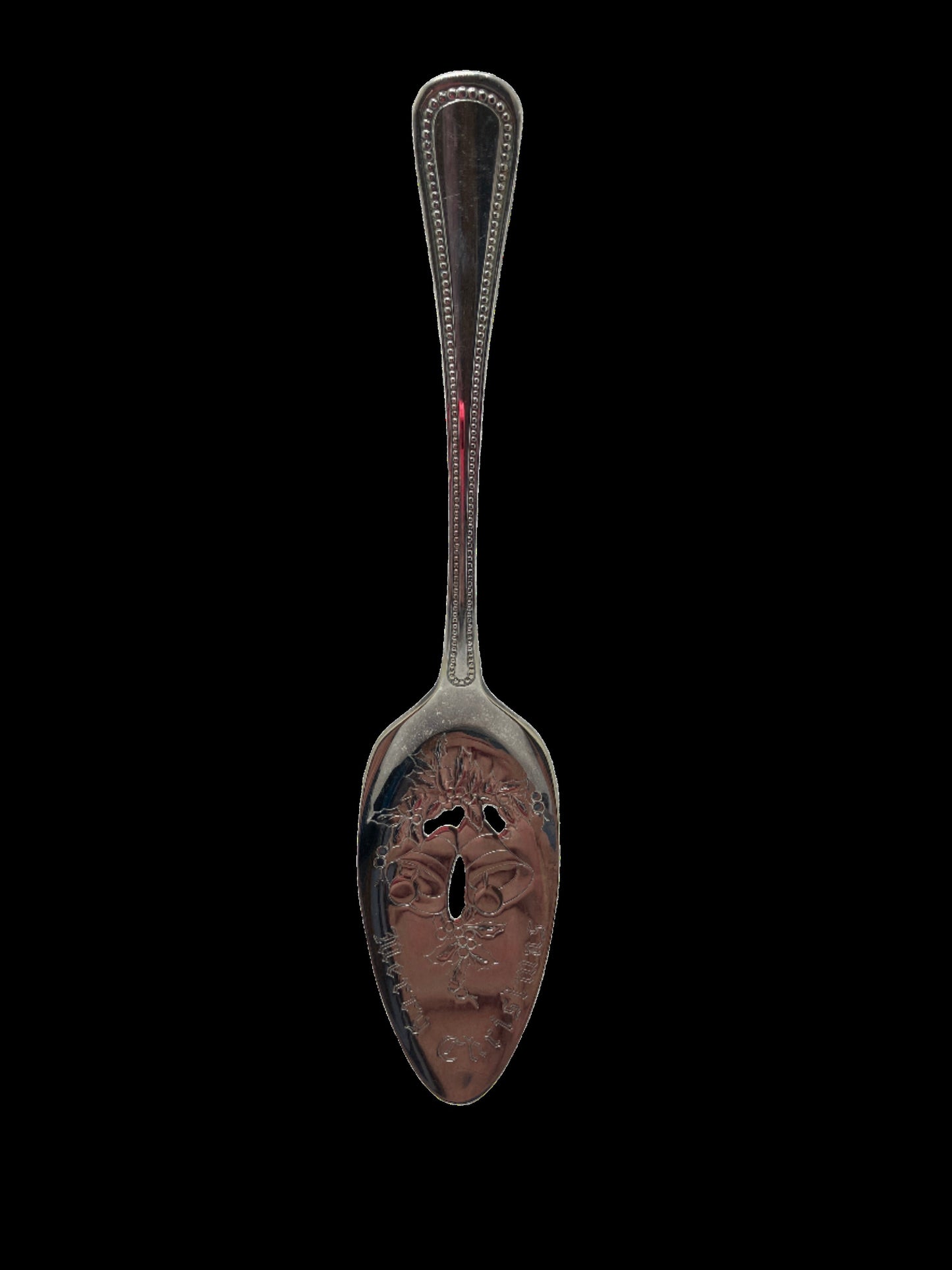 Community Silver Plate Christmas Server