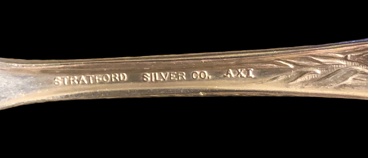 Antique Stratford Silver Co. Lilyta Fork – 1909 Art Nouveau Silver Plate