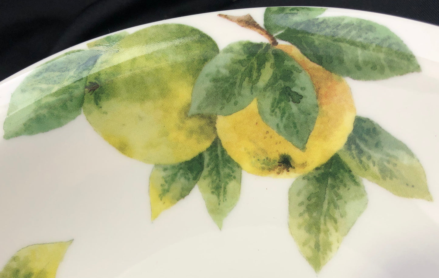 Vintage Royal Doulton Citrus Grove Bowl, Fruit Pattern Fine China, Made in England 1994