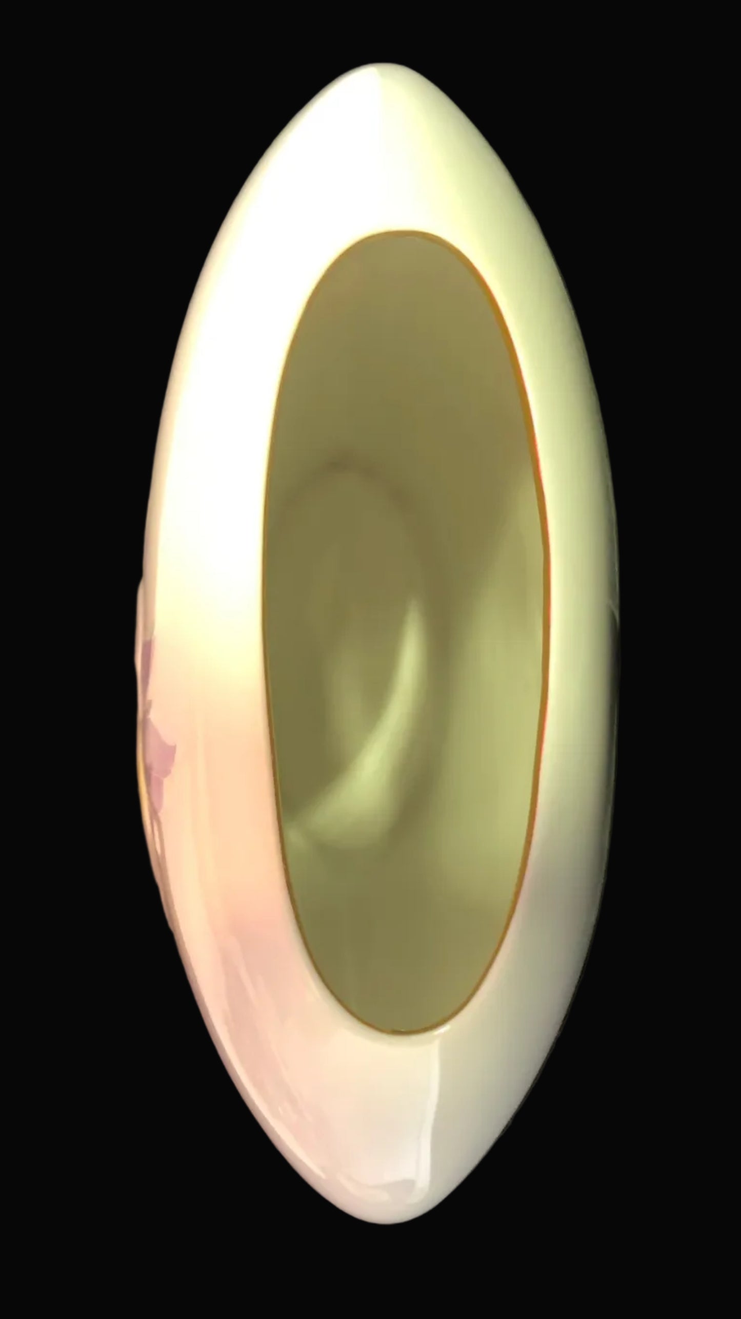 Vintage Otagiri Iris Vase – Heart Shaped Porcelain