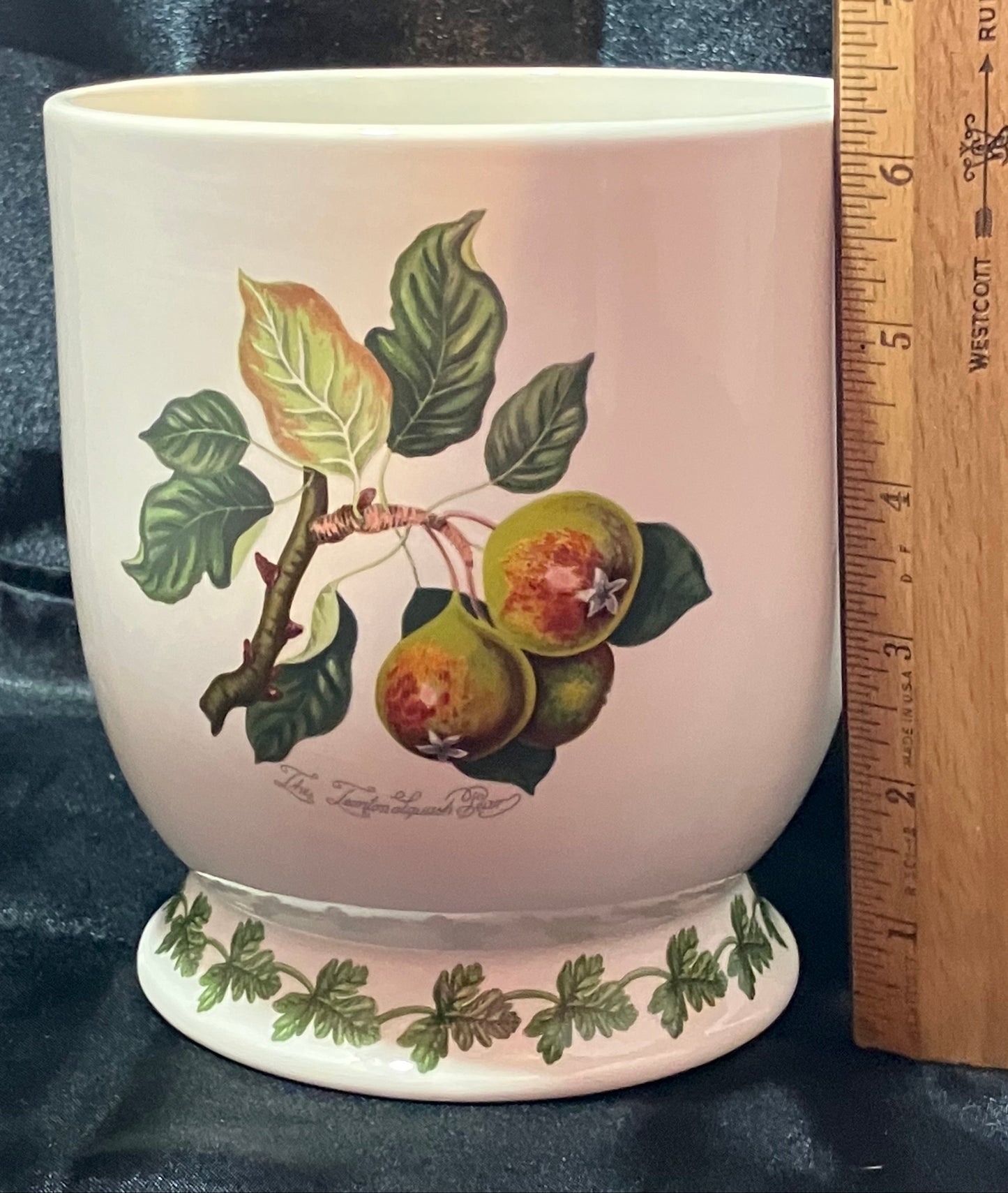 Vintage Portmeirion Pomona Footed Planter – Squash Pear – Susan Williams-Ellis – Made in England