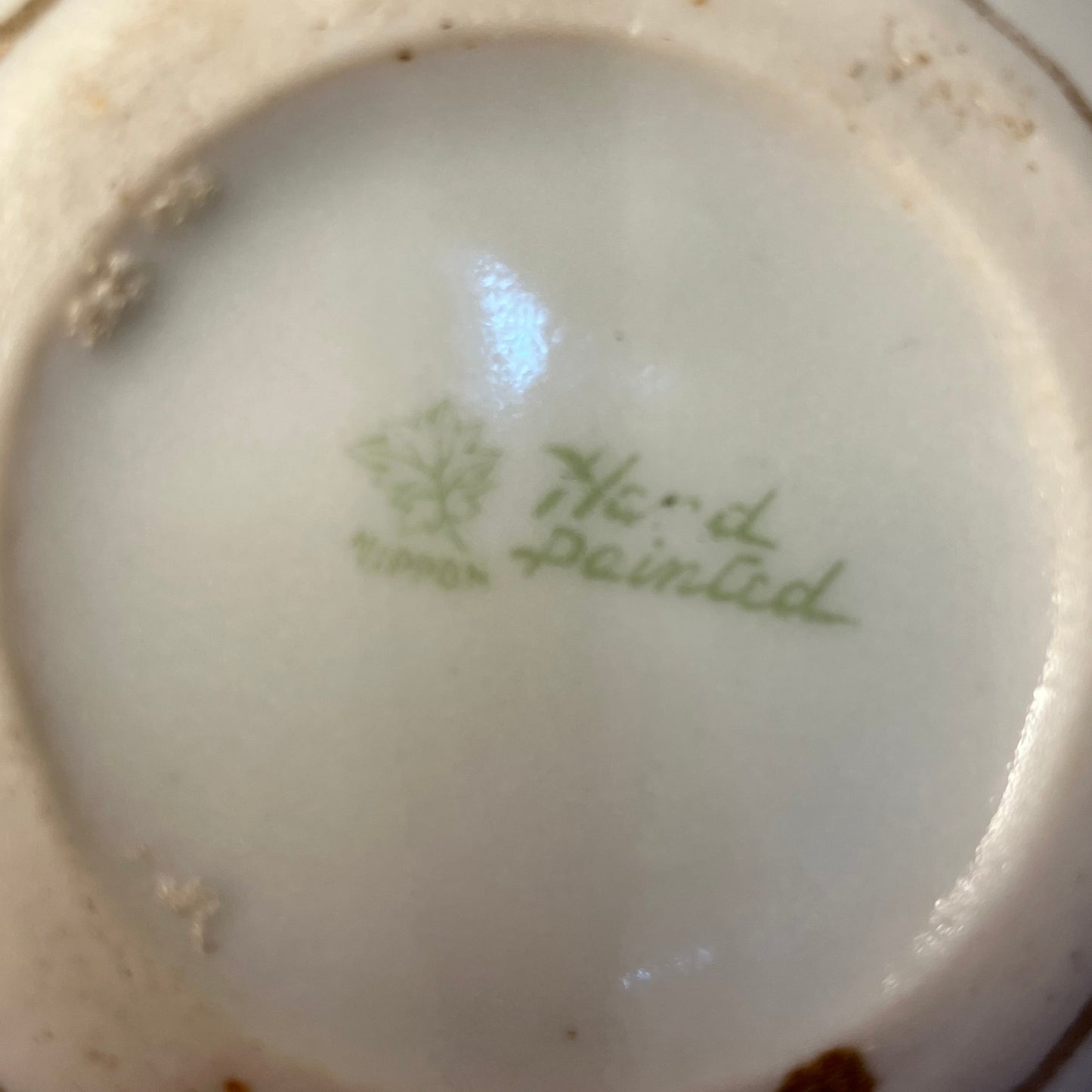 Antique Nippon Moriage Porcelain Ewer — Hand Painted Roses