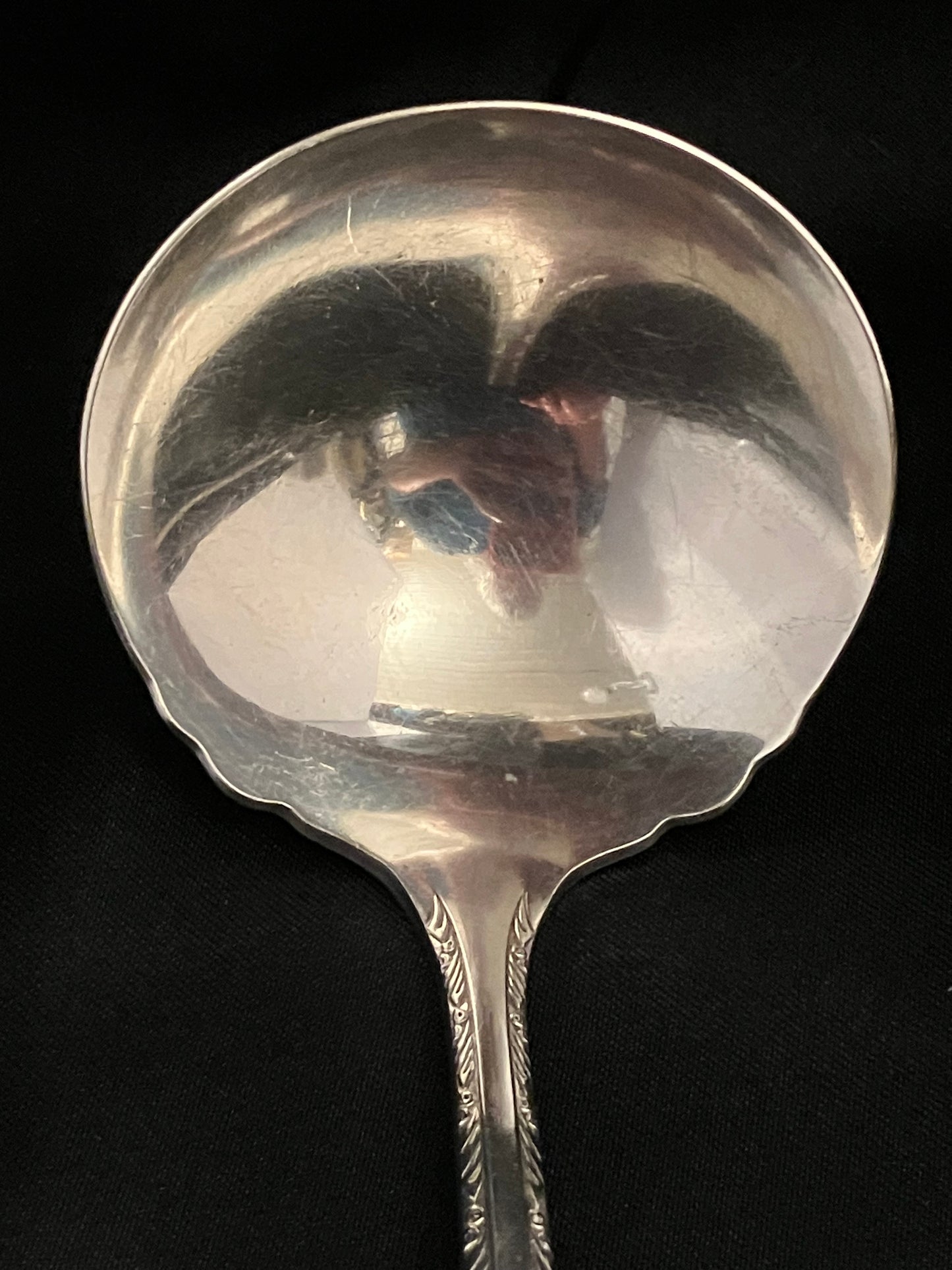 Vintage Oneida Madelon Gravy Ladle – Community Plate Silverplate – 1935 Art Deco Floral