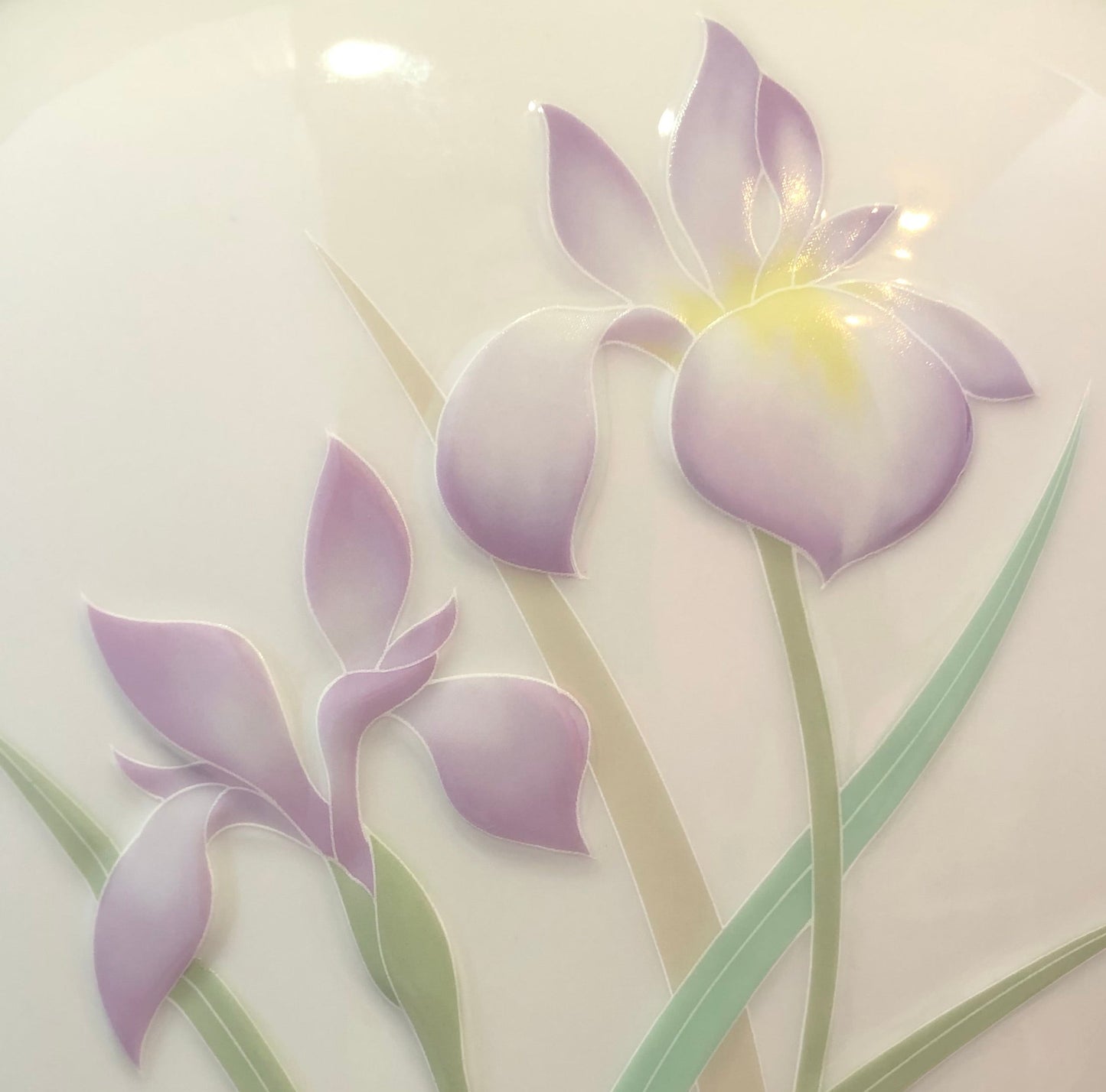Vintage Otagiri Iris Vase – Heart Shaped Porcelain