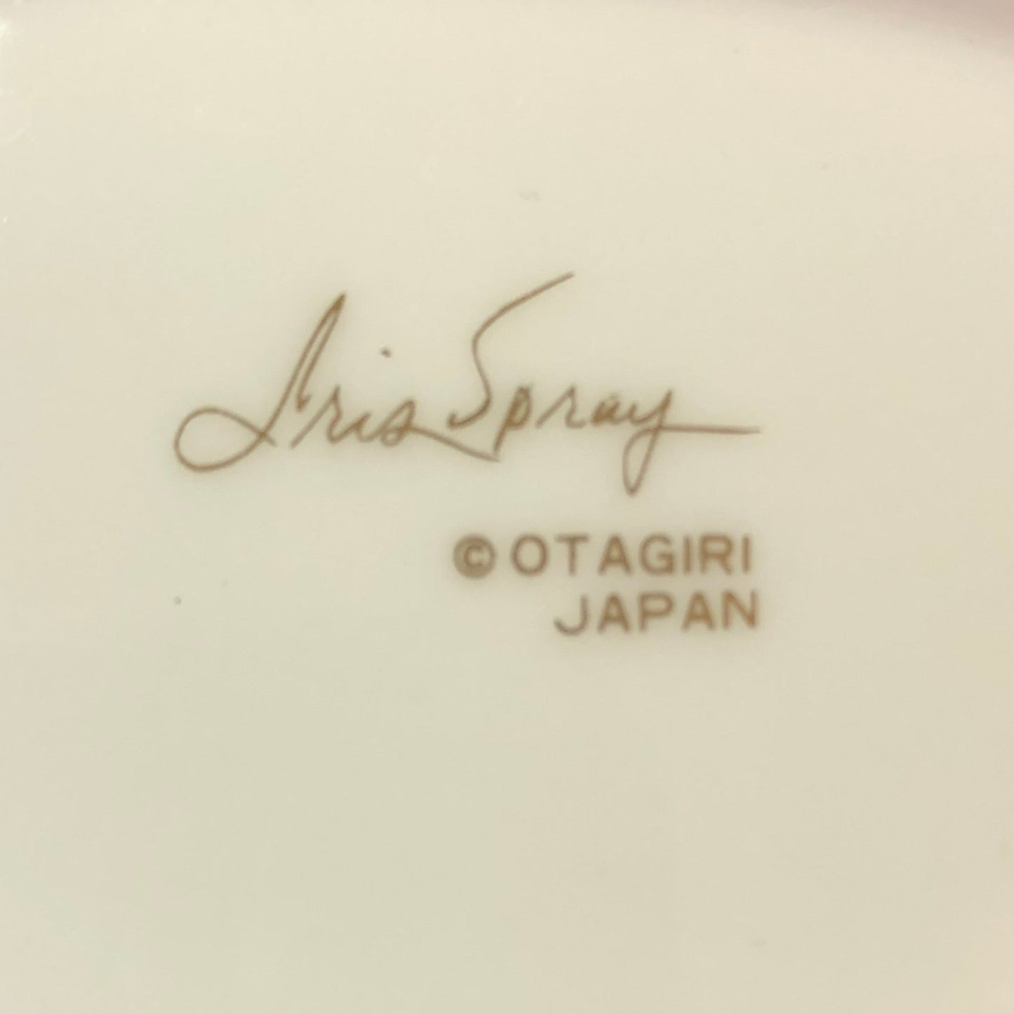 Signature and branding of Otagiri Japan 