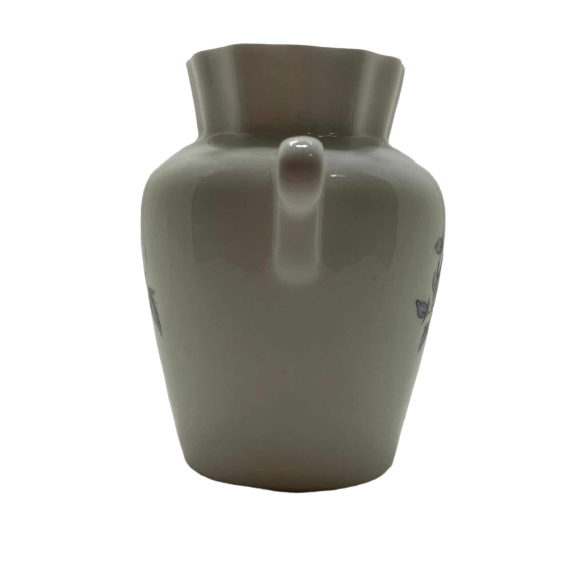 Balfour Scotland White ceramic small vase on a white background