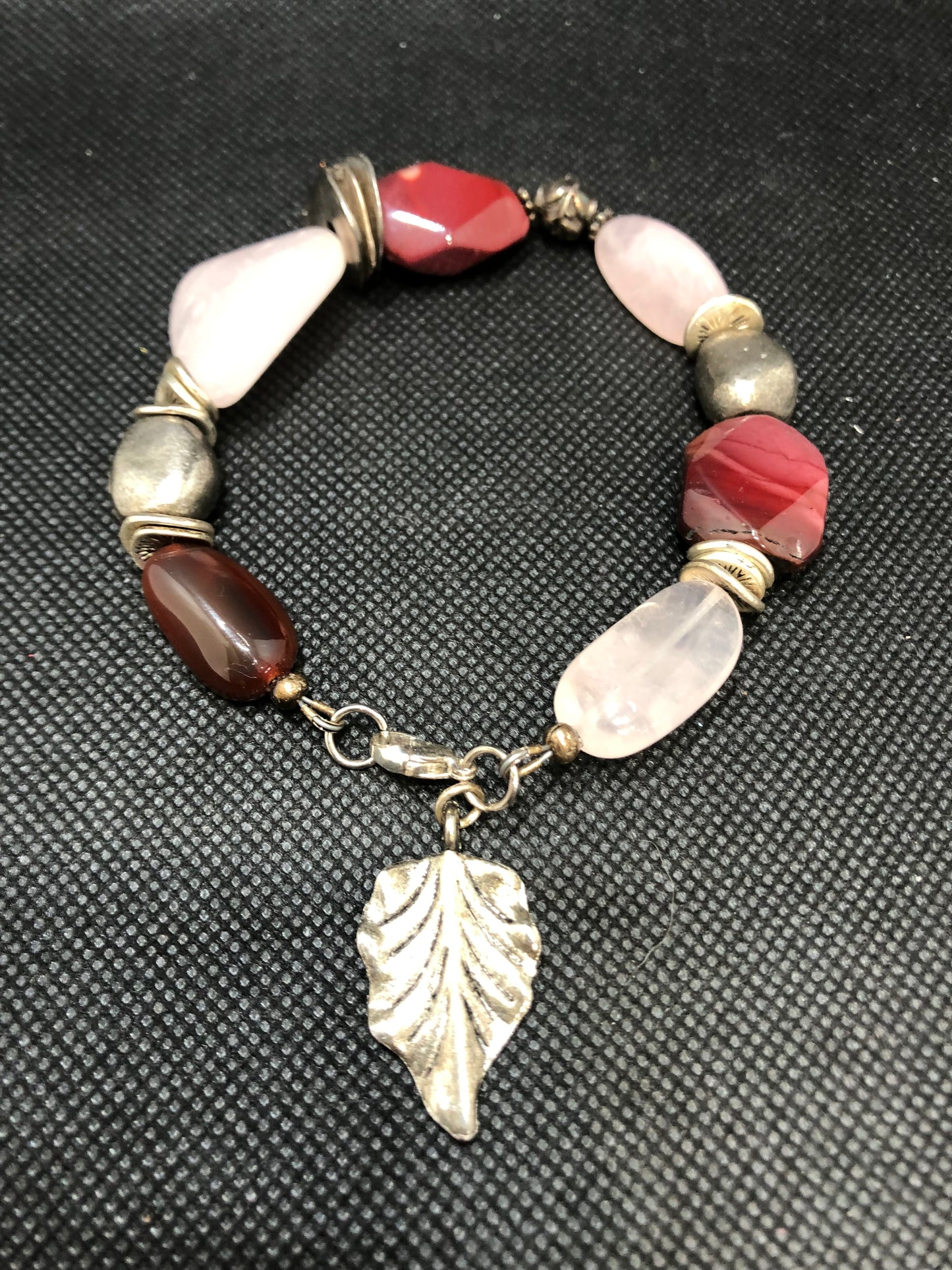 Beaded Bracelet with Quartz