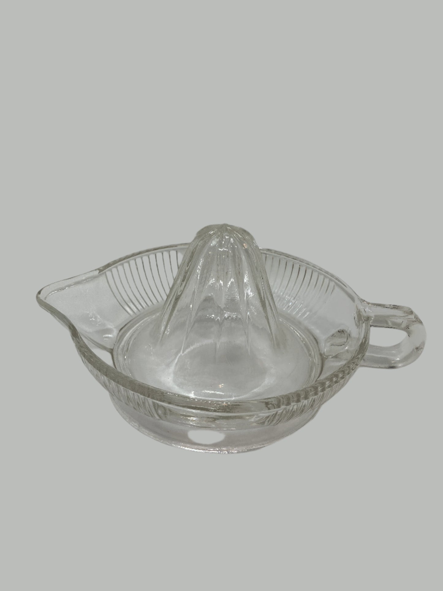 Vintage Clear Glass Juicer