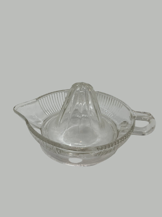 Vintage Clear Glass Juicer