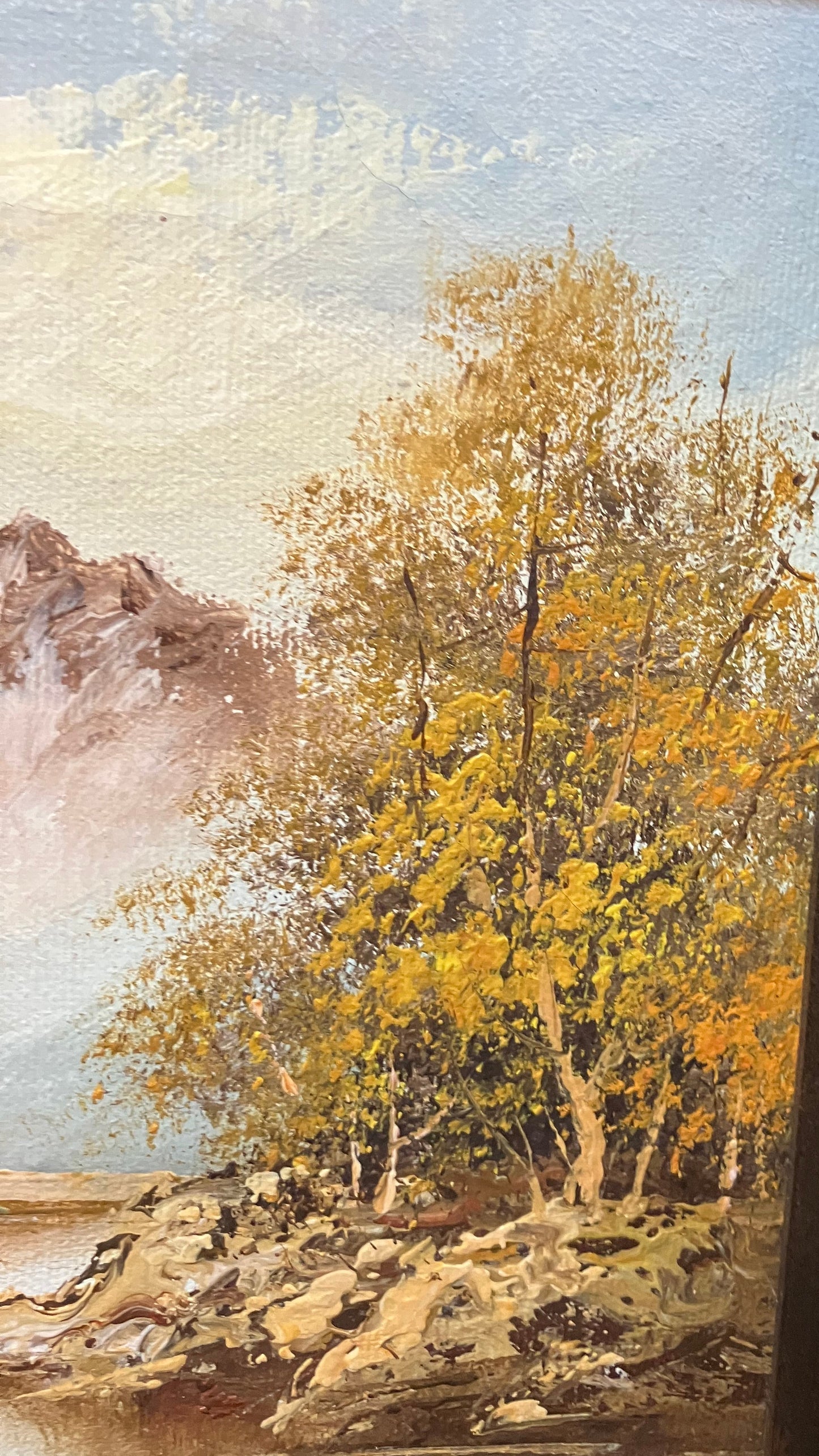 Vintage Mid Century Oil Painting – Signed “Donizetti”