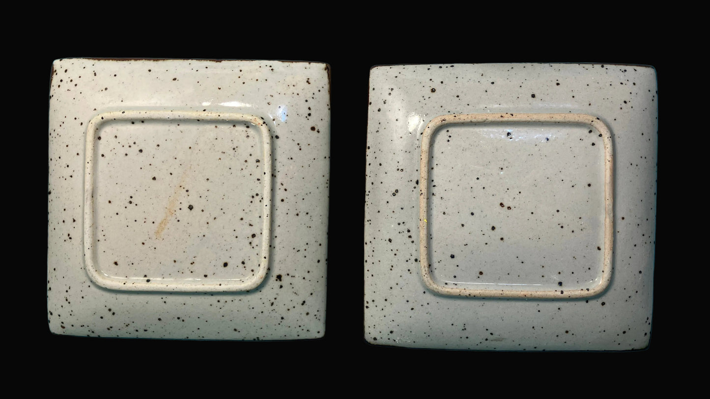 A Pair of Vintage Japanese Ceramic Dipping Dishes