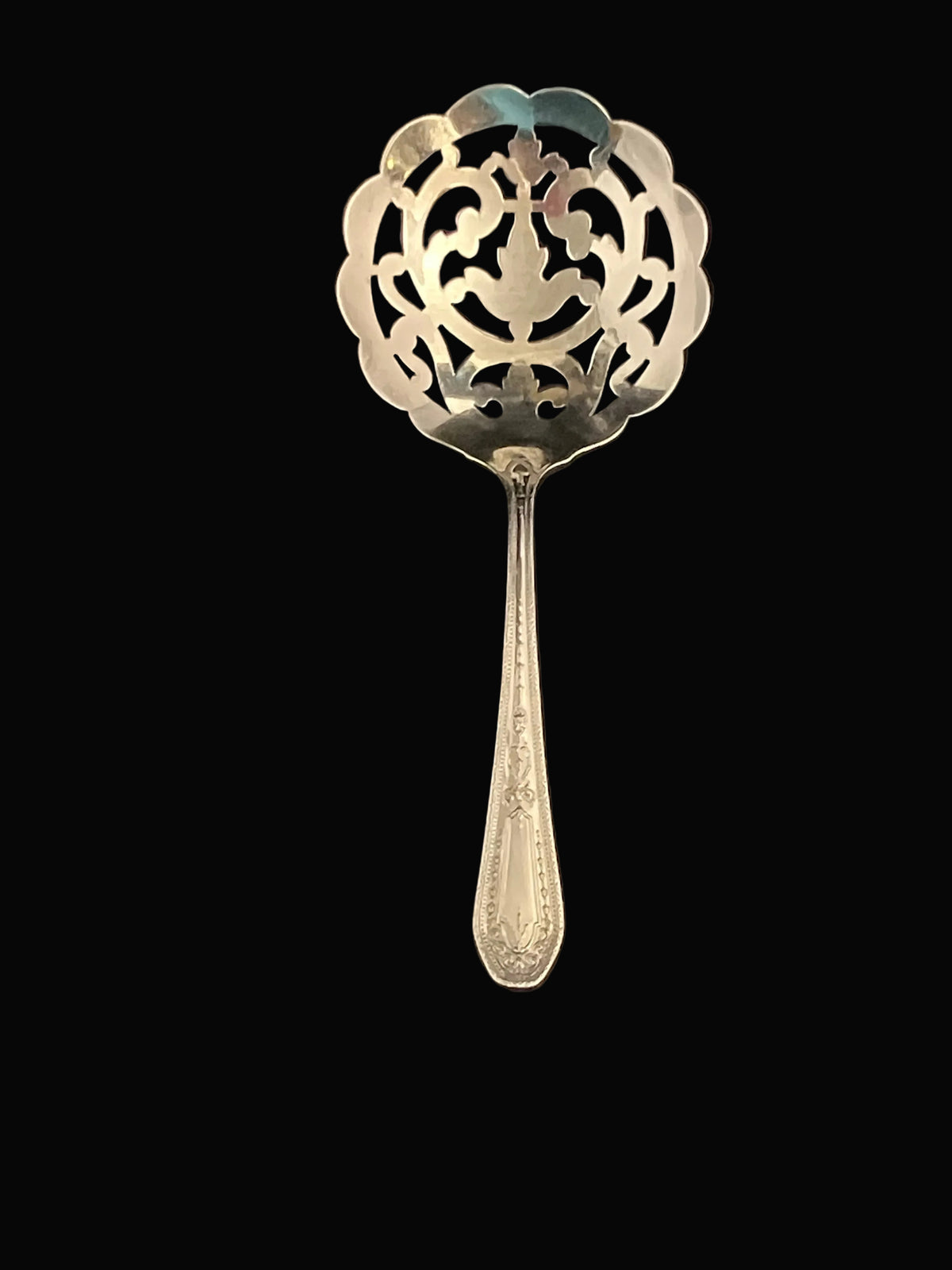 Antique Community Plate Bonbon Spoon – Hampton Court Pattern