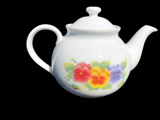 Corelle Summer Blush serveware teapot 