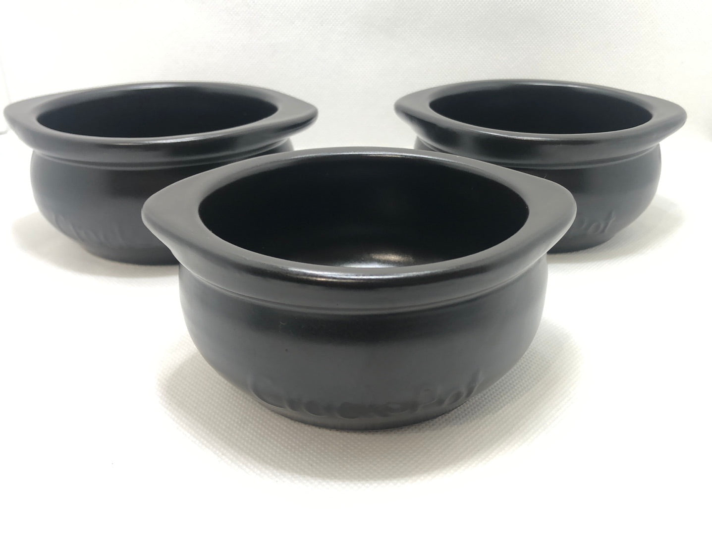 Crockpot ceramic soup bowl set