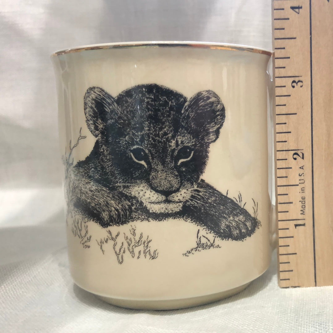 Small World Lion Cub Mug
