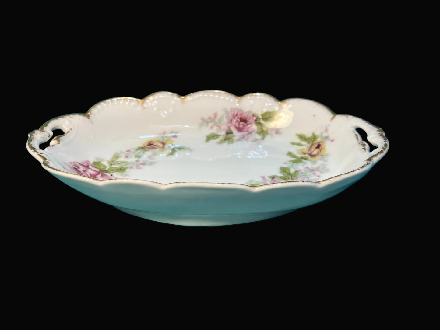 Antique Limoges France Klingenberg & Dwenger Oval Dish