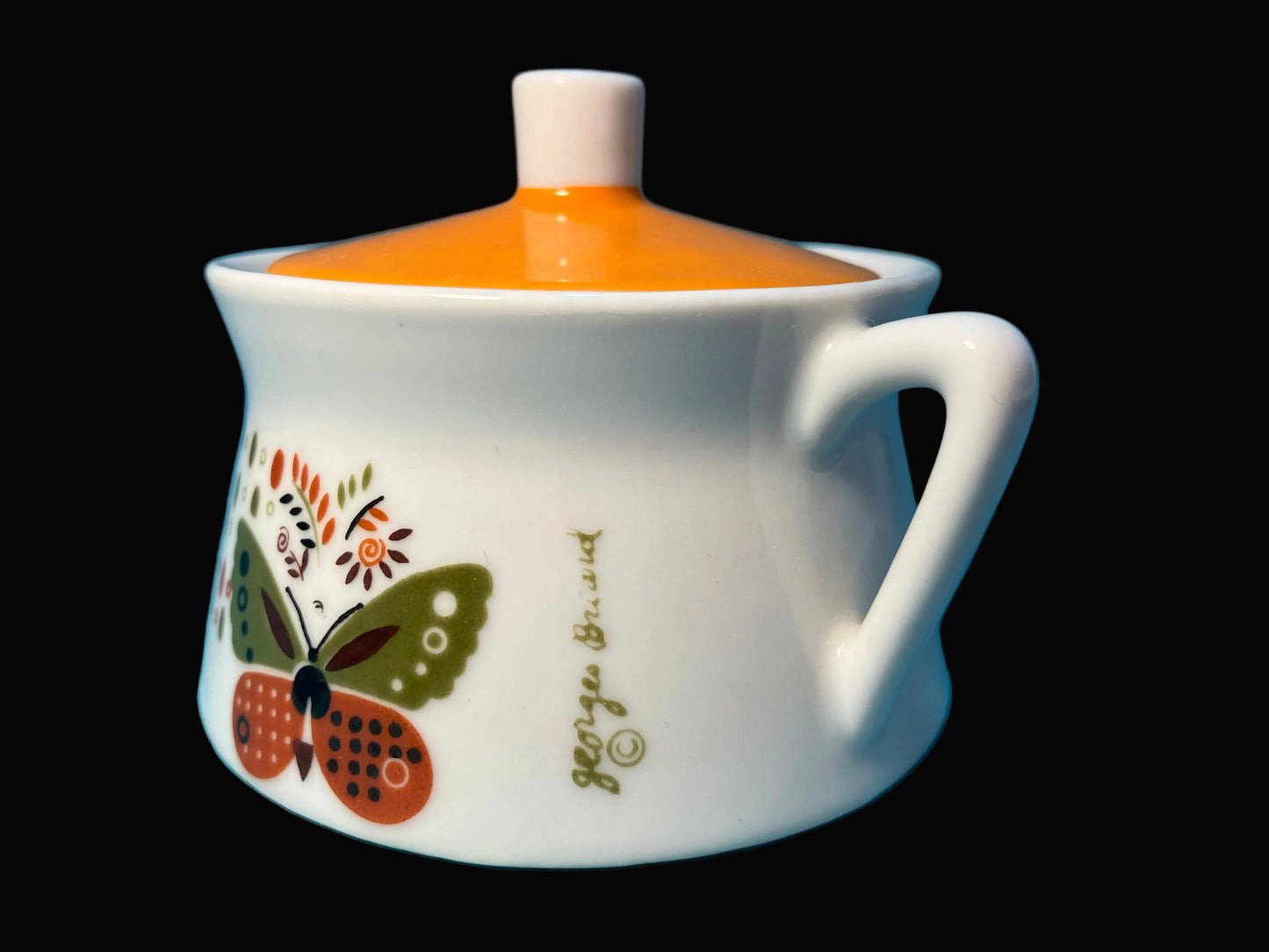 Vintage George Briard Butterfly Sugar Bowl – Mid Century Modern