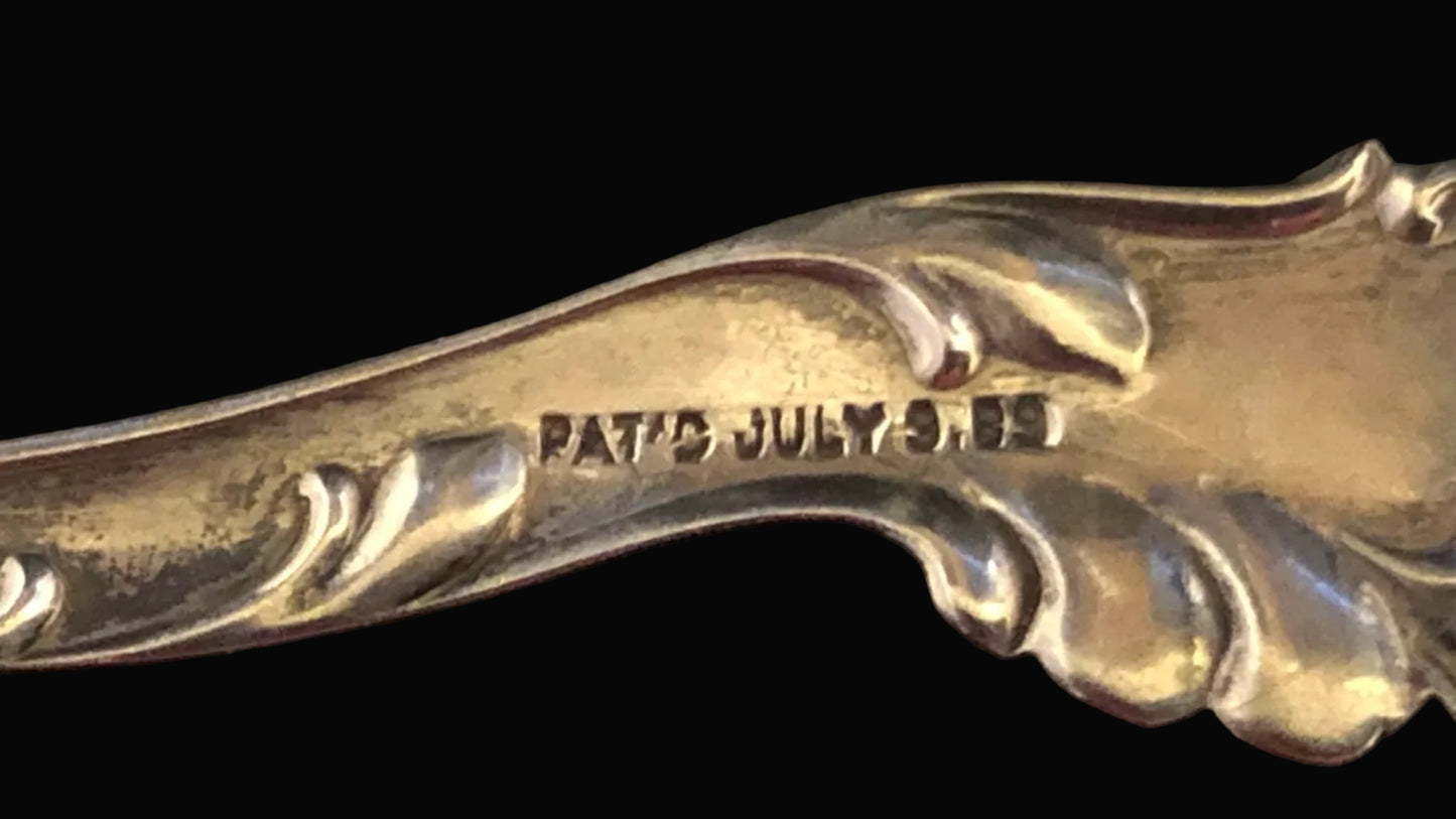 Antique Whiting Marquise Teaspoon – Sterling Silver – 1889 Pattern