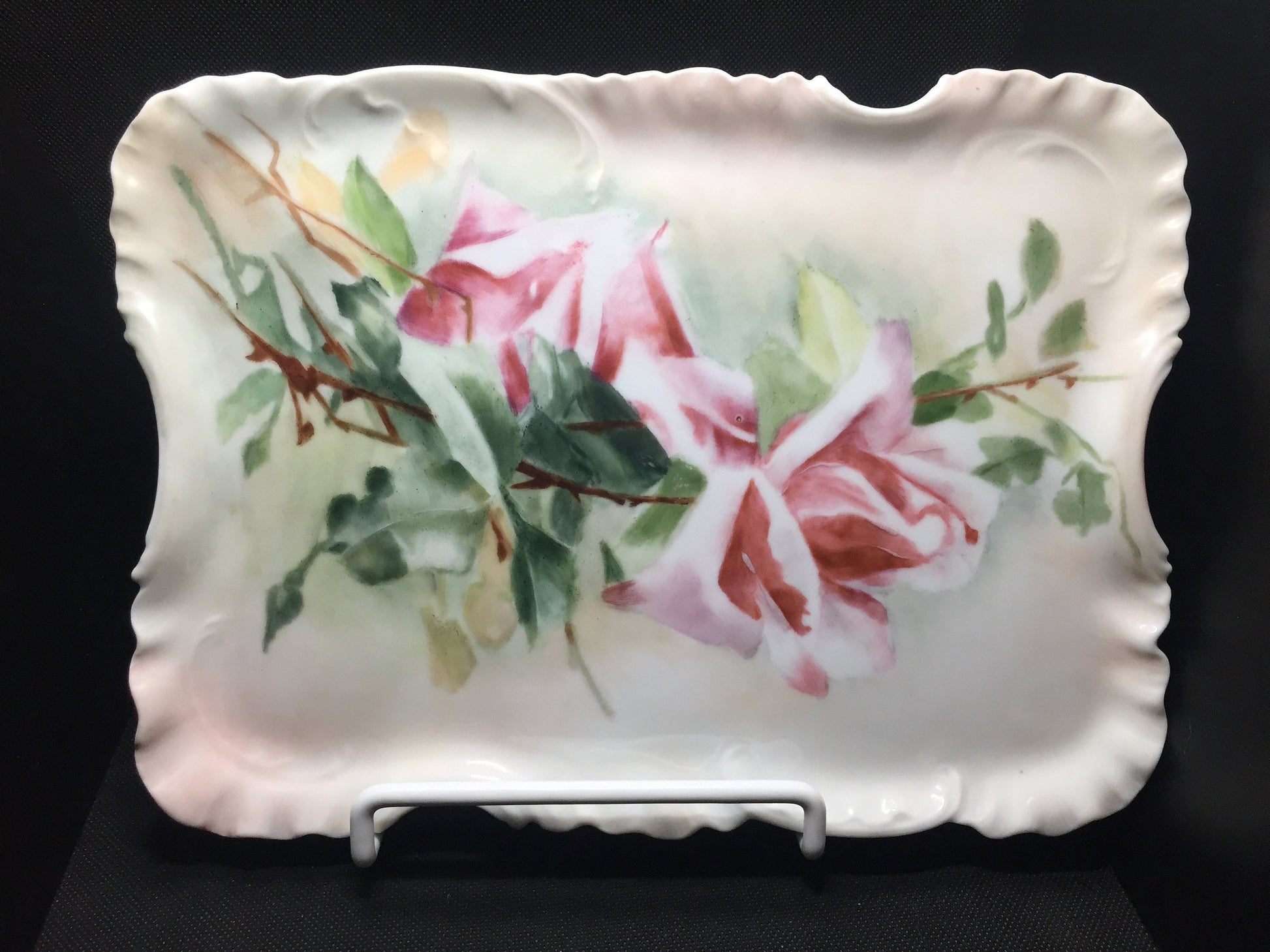 Dresser Tray by HCL of France with Roses
