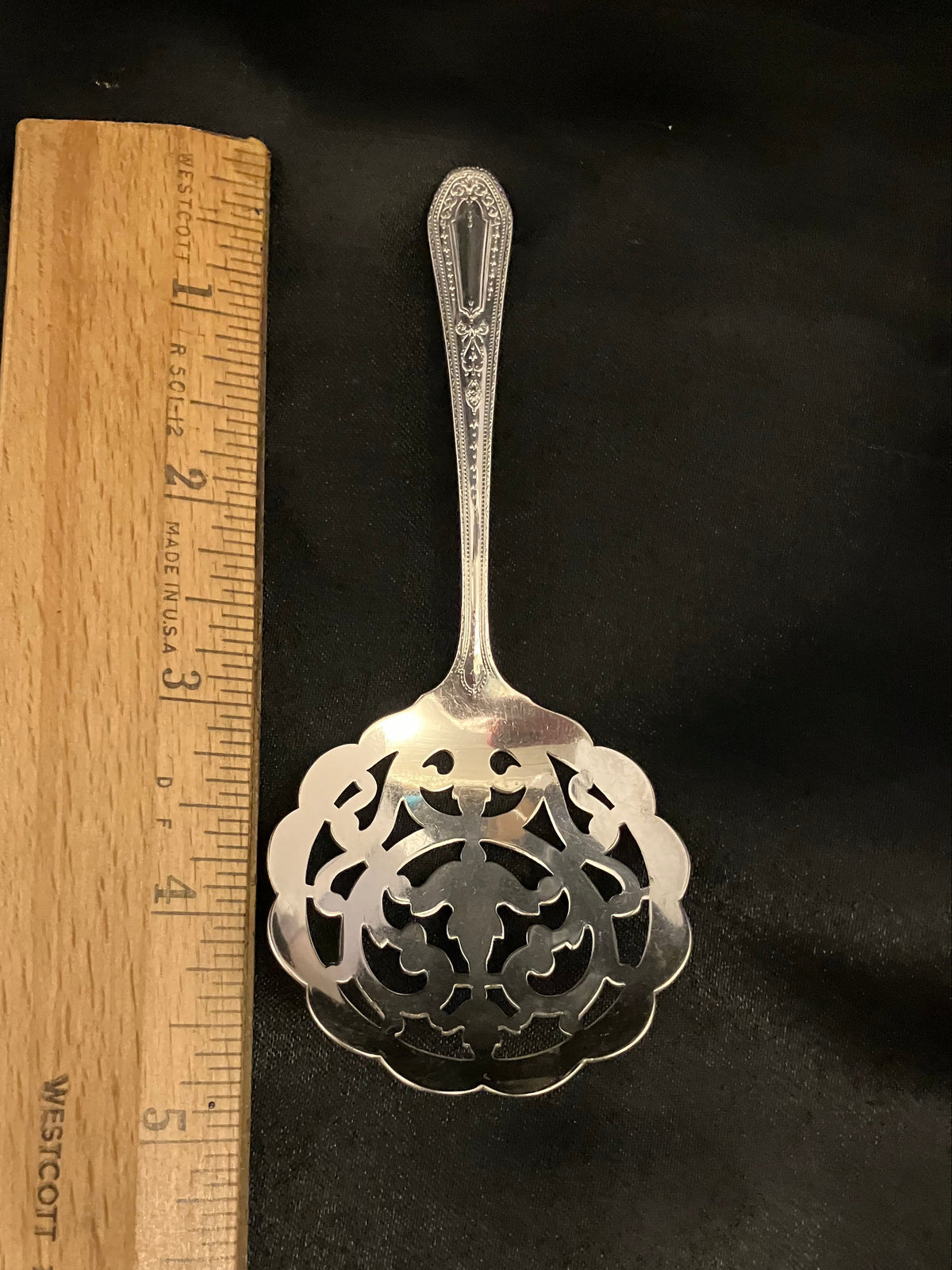 Antique Community Plate Bonbon Spoon – Hampton Court Pattern